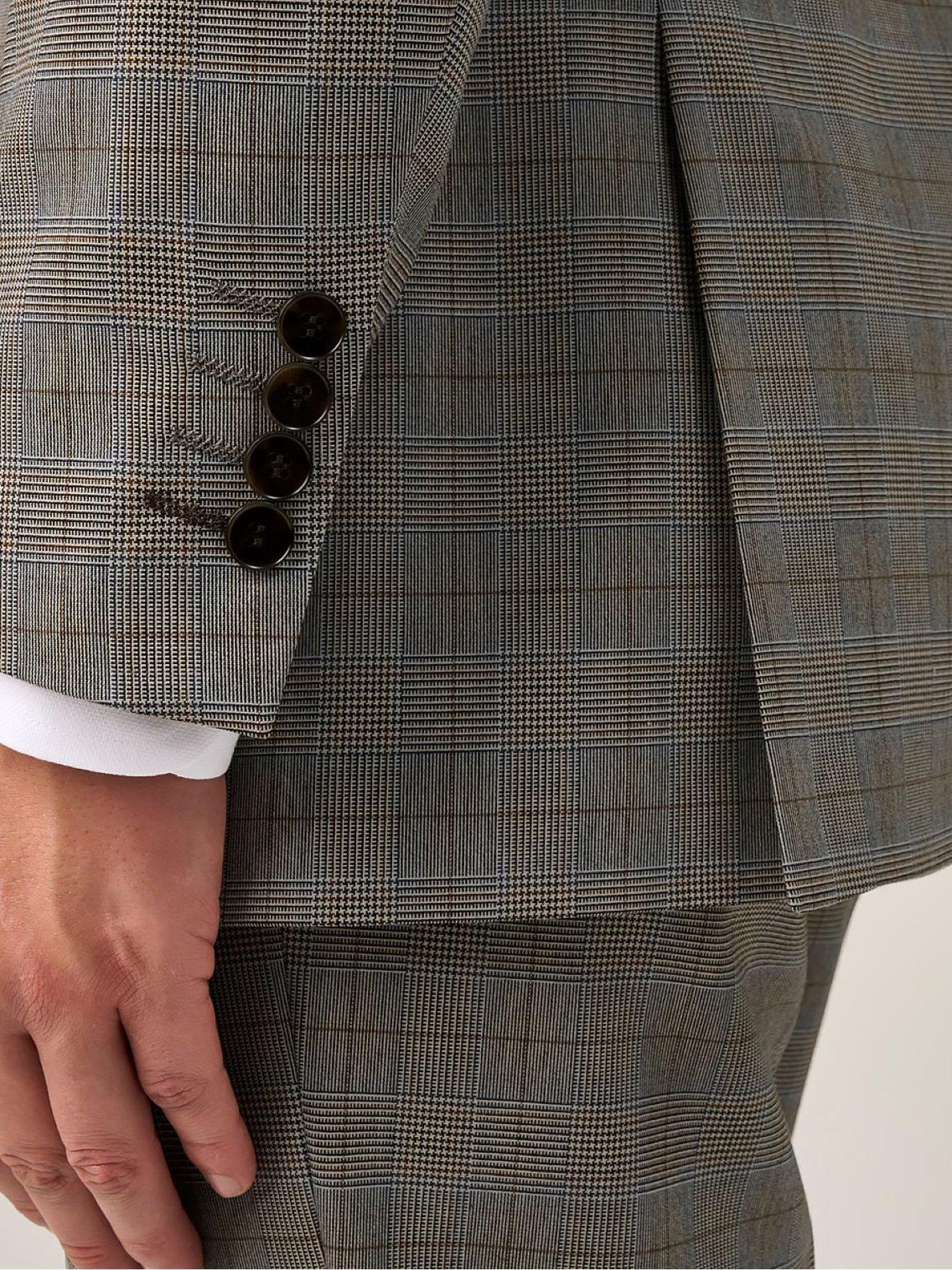 Image 5 of 7 of Skopes Maron Tailored Fit Suit Jacket - Beige