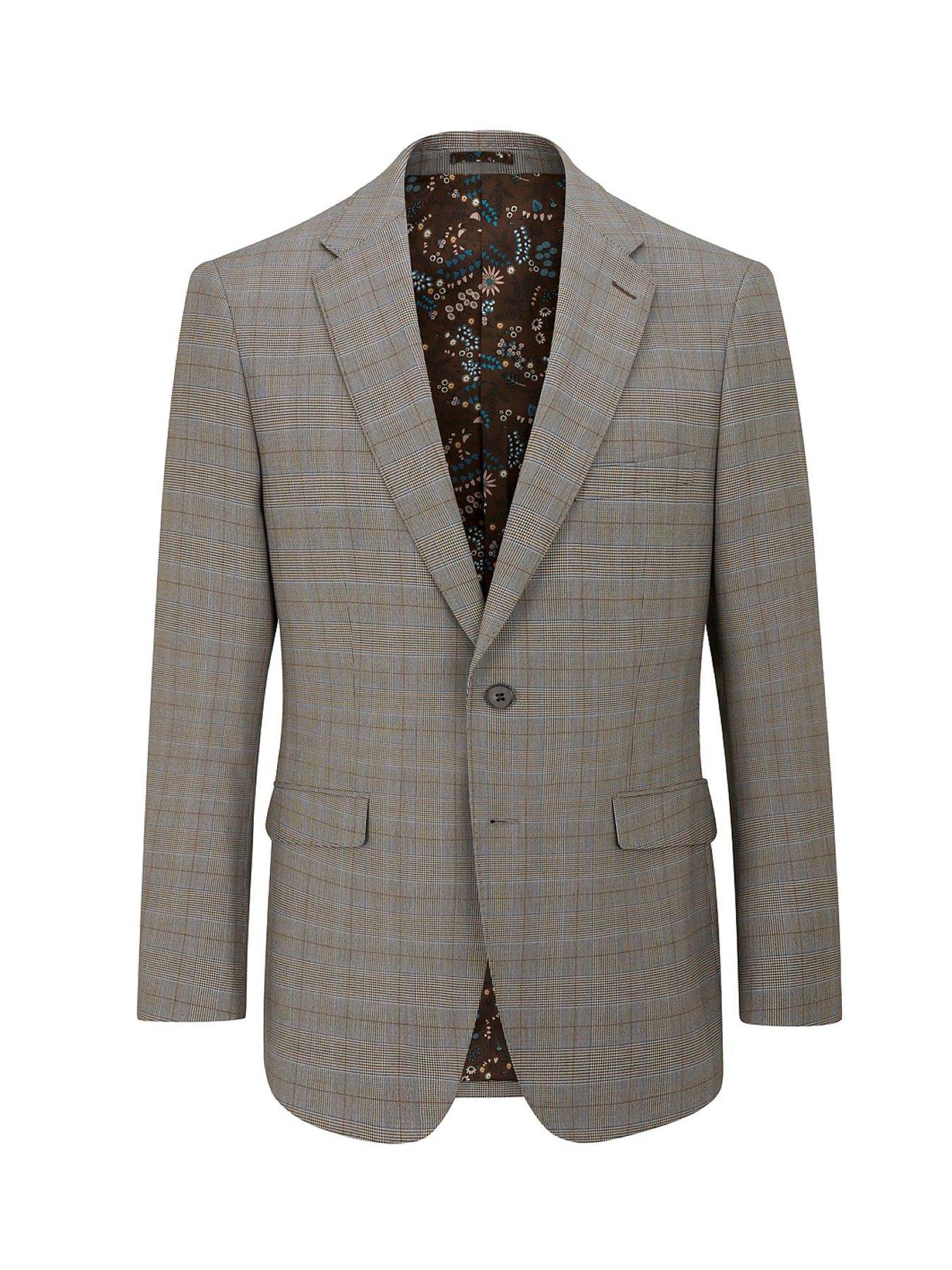 Image 7 of 7 of Skopes Maron Tailored Fit Suit Jacket - Beige