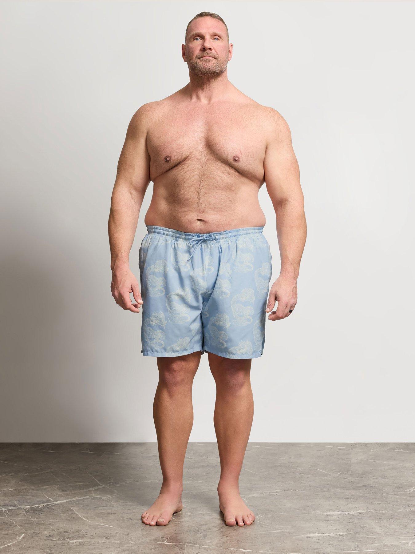 Image 3 of 5 of BadRhino Badrhino Dragon Printed Swim Shorts