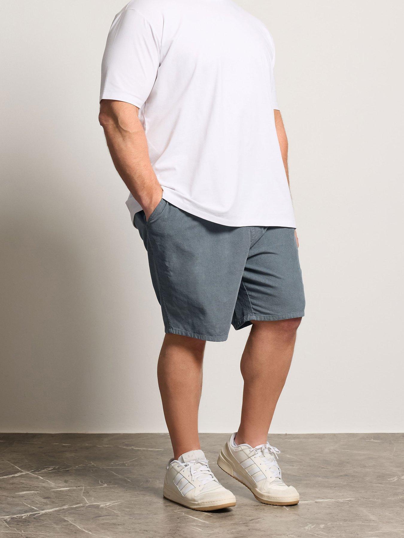 BadRhino Elasticated Cord Shorts, Blue, Size 3Xl, Men