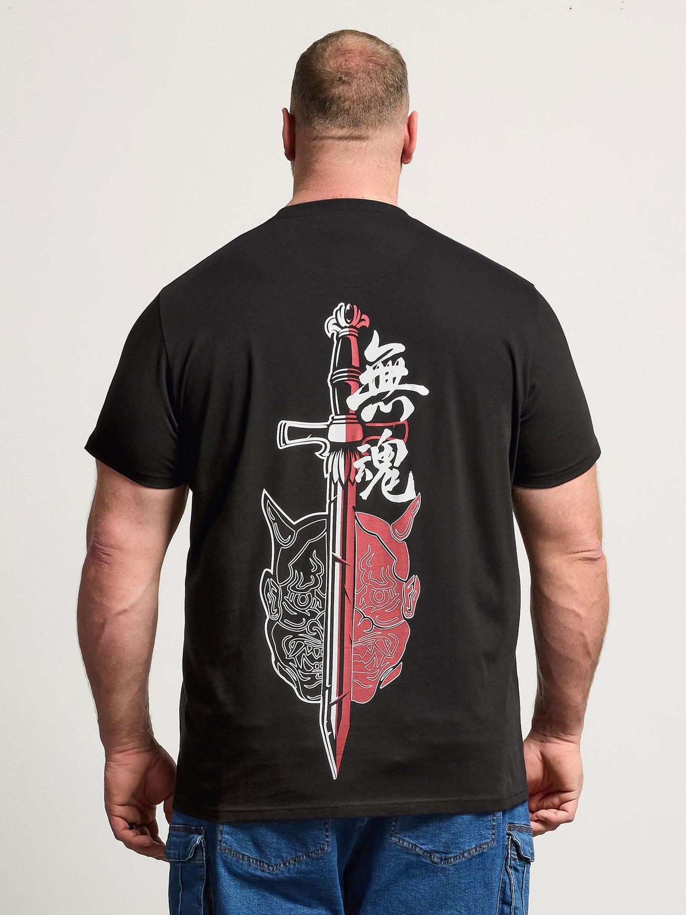 Image 2 of 6 of BadRhino Badrhino Ooni Sword Split T-shirt