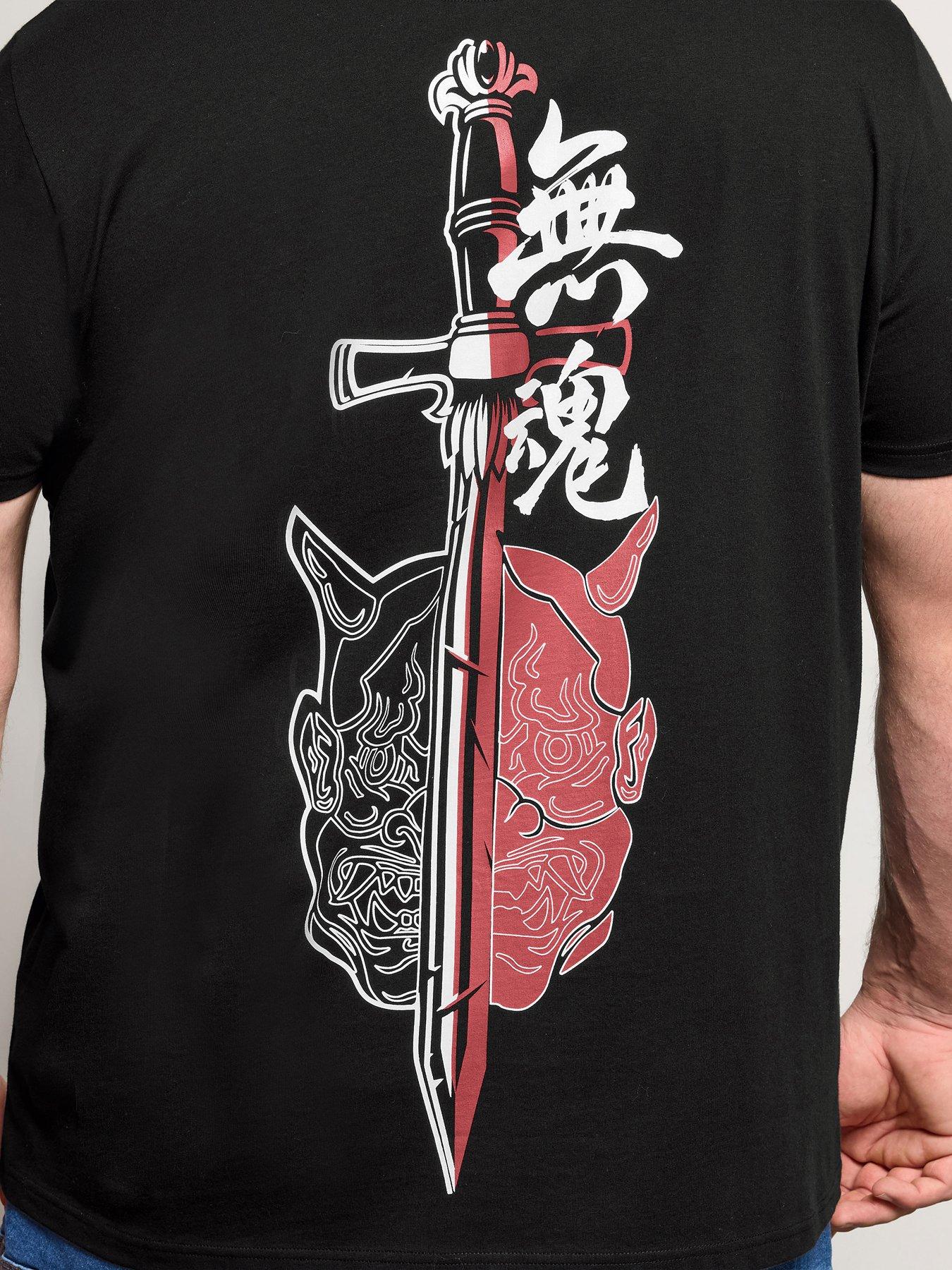 Image 5 of 6 of BadRhino Badrhino Ooni Sword Split T-shirt