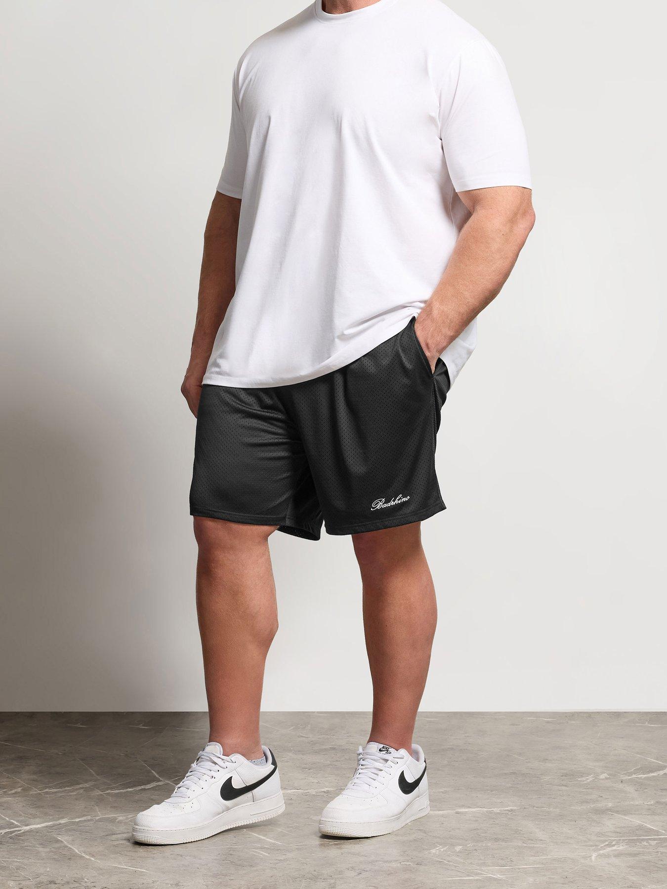 BadRhino Lightweight Mesh Shorts, Black, Size 3Xl, Men