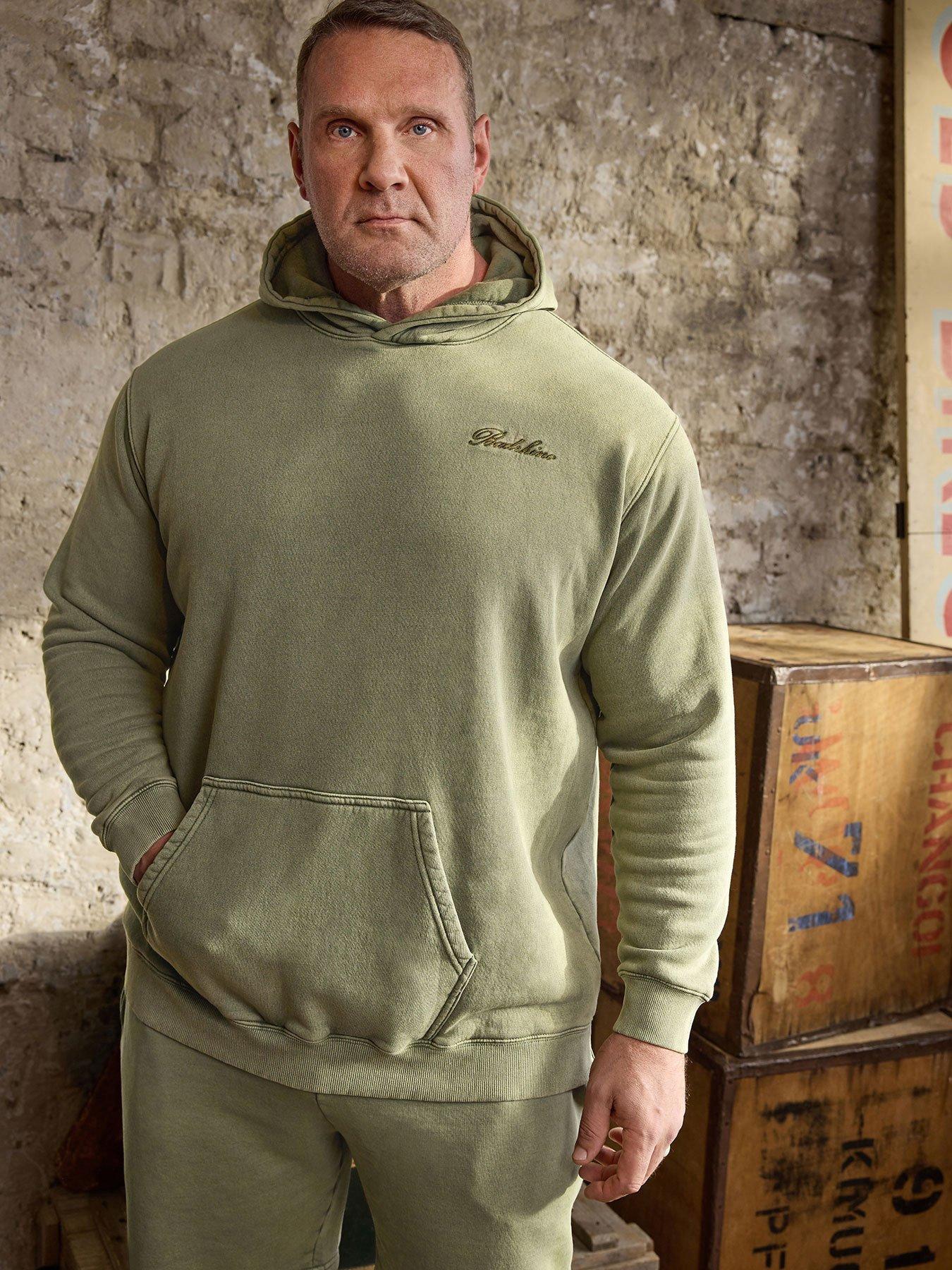 BadRhino Vetiver Sun Fade Hoodie, Green, Size 5-6Xl, Men