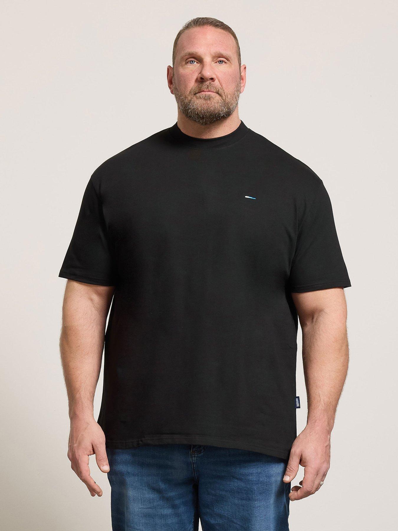 BadRhino Interlock T-Shirt, Black, Size 5-6Xl, Men