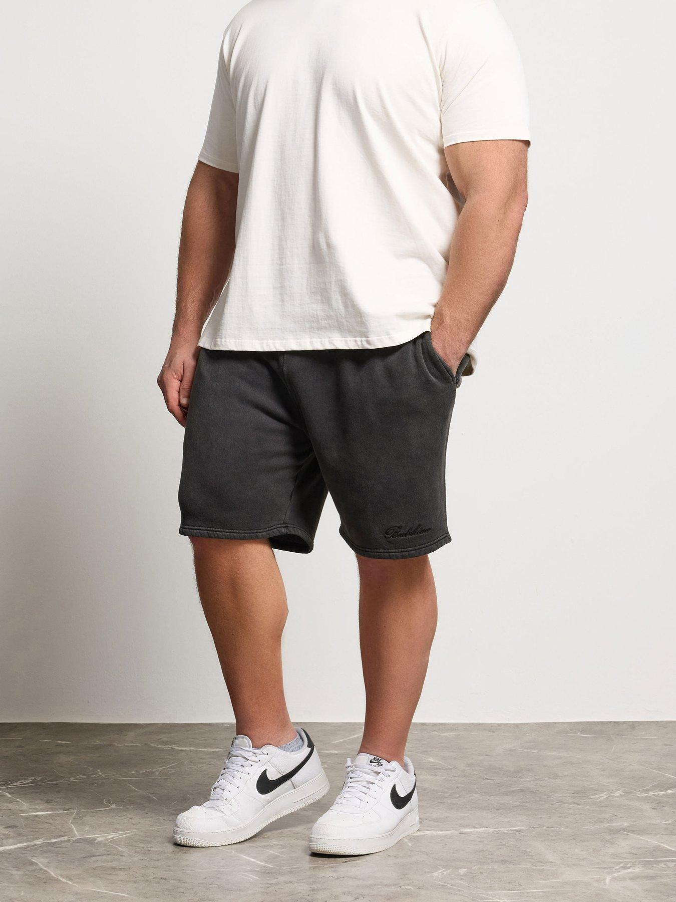 Badrhino Sun Fade Sweat Shorts - Black