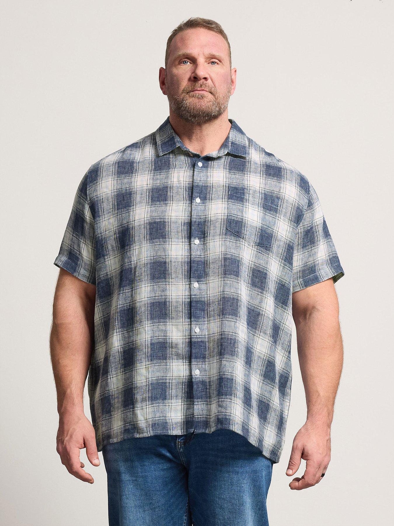 BadRhino Badrhino Textured Check Short Sleeve Shirt