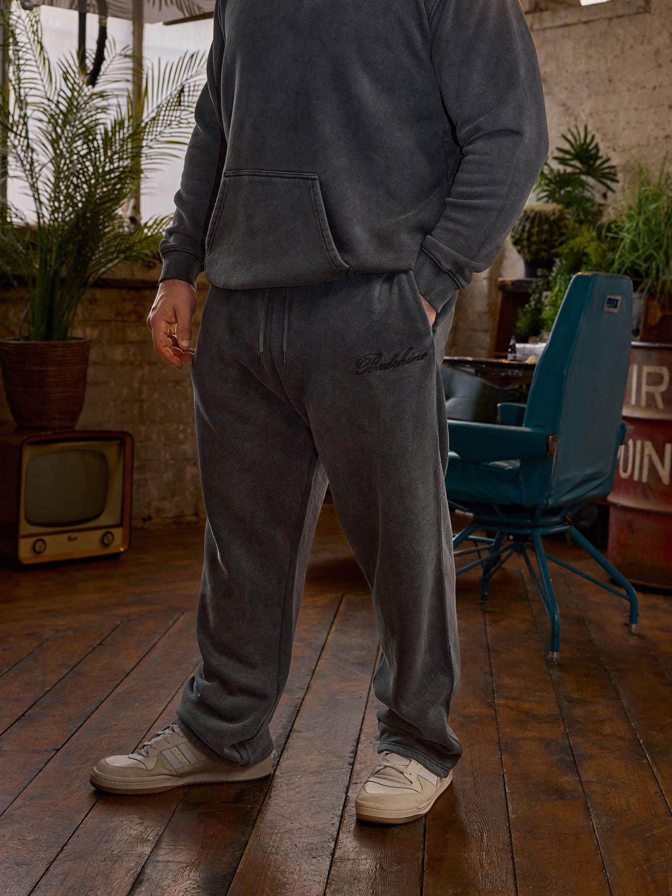 BadRhino Sun Faded Joggers, Black, Size 1Xl, Men