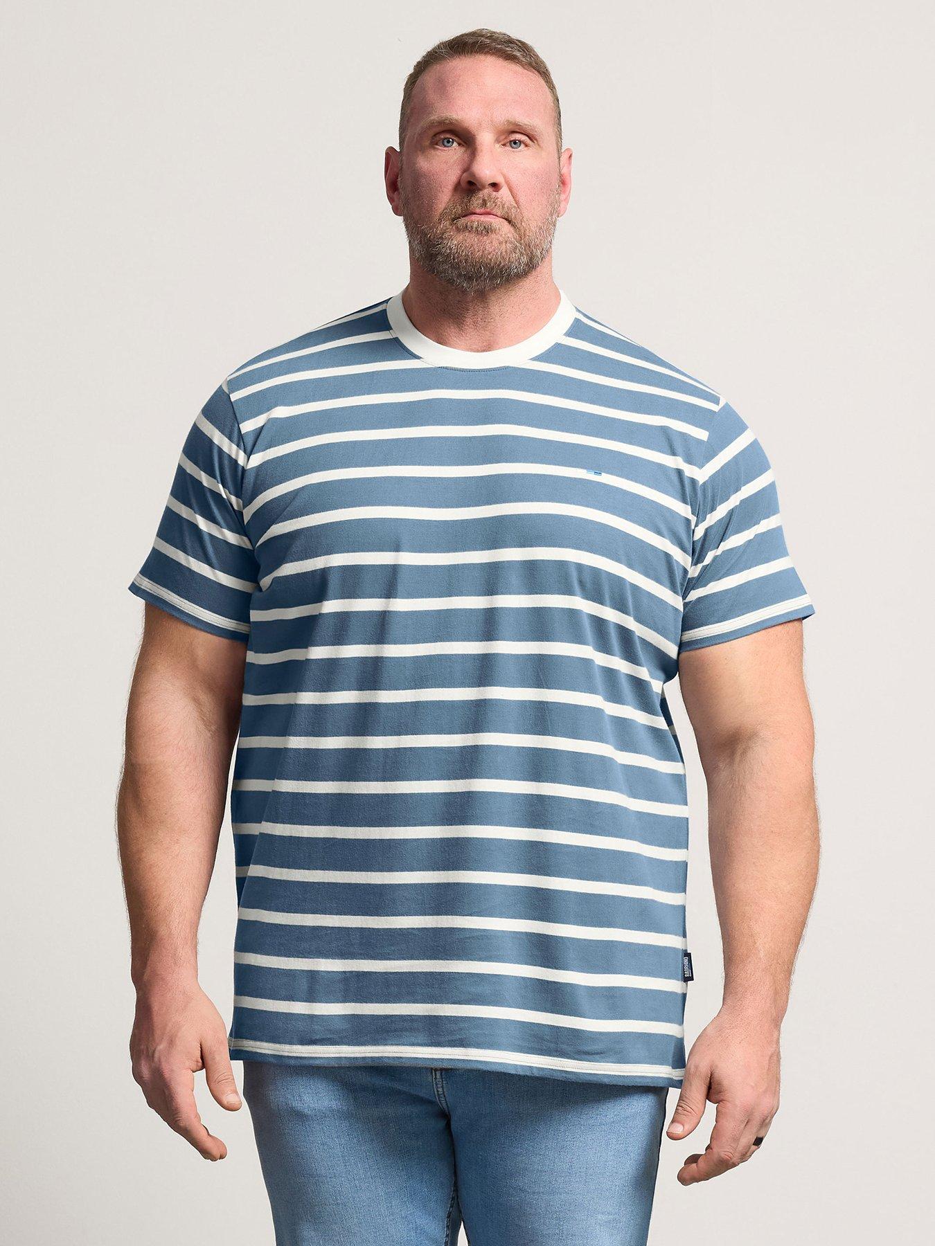 BadRhino Striped T-Shirt - Blue