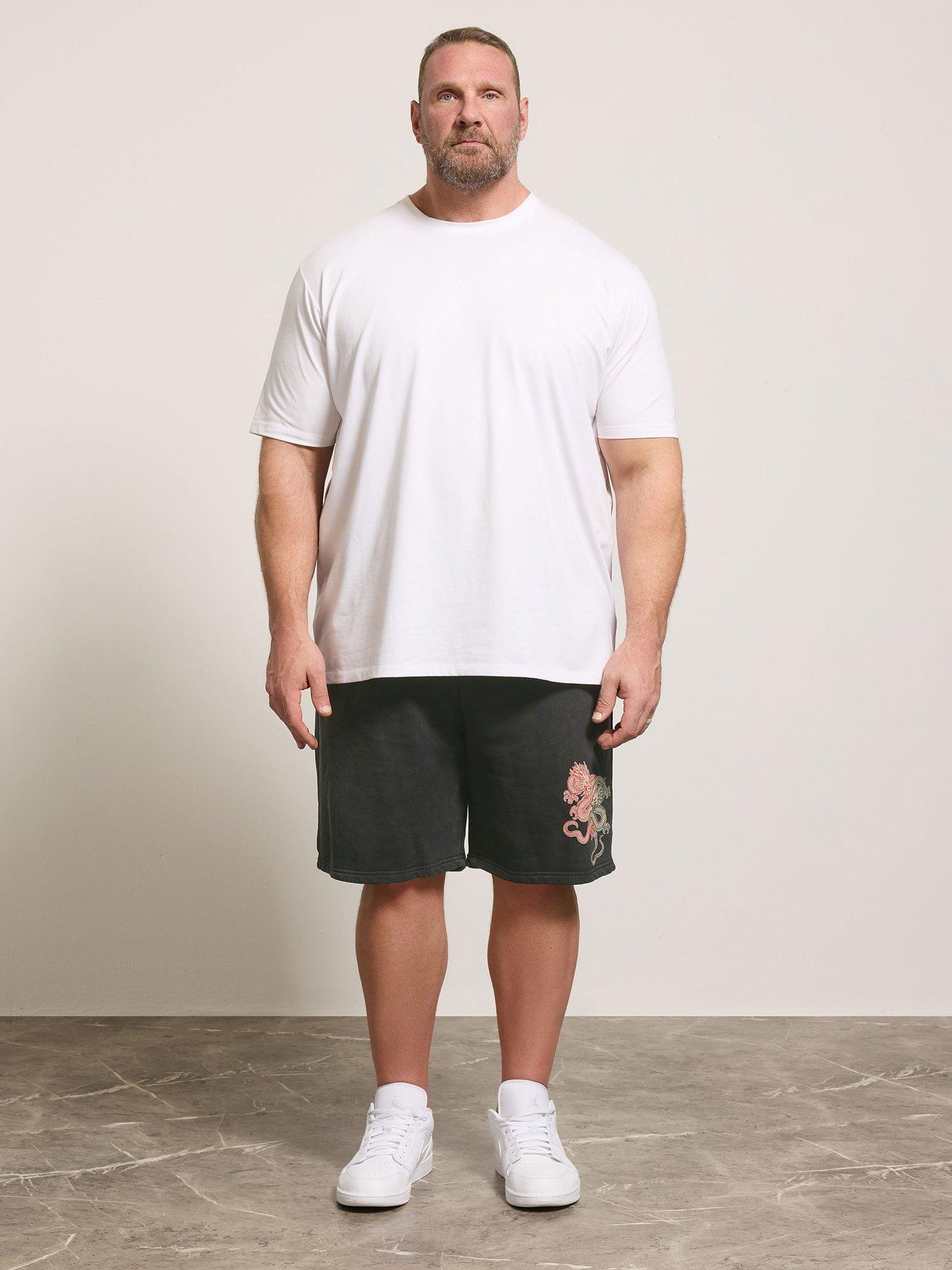 Image 3 of 5 of BadRhino Badrhino Japanese Printed Sweat Shorts