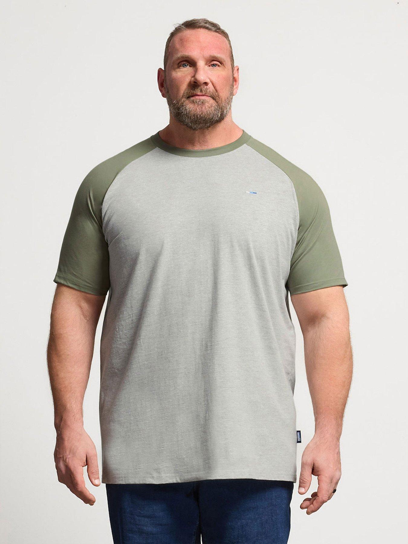 BadRhino Raglan Vetiver T-Shirt, Green, Size 5-6Xl, Men