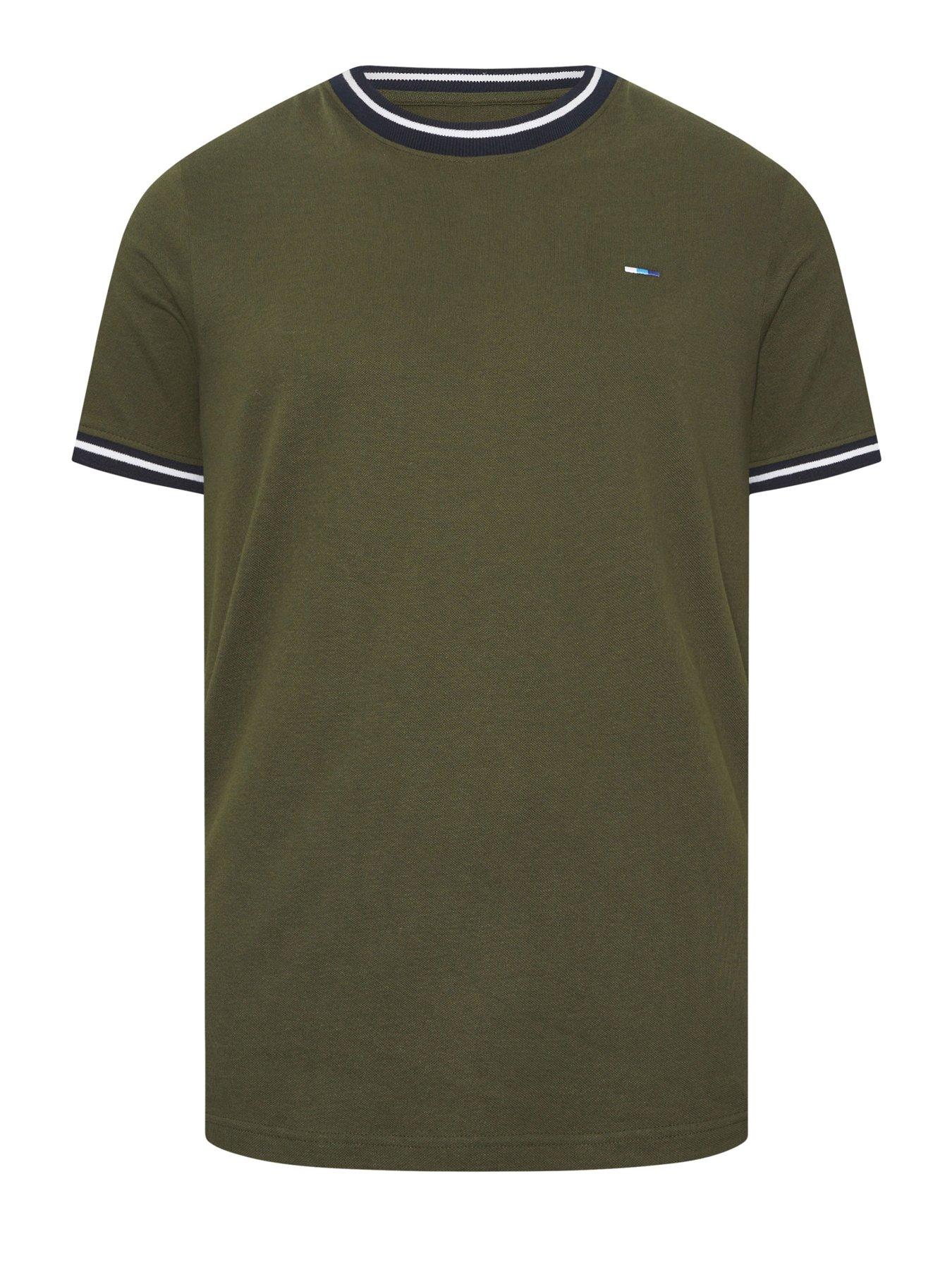 Image 5 of 5 of BadRhino Badrhino Pique Ringer T-shirt