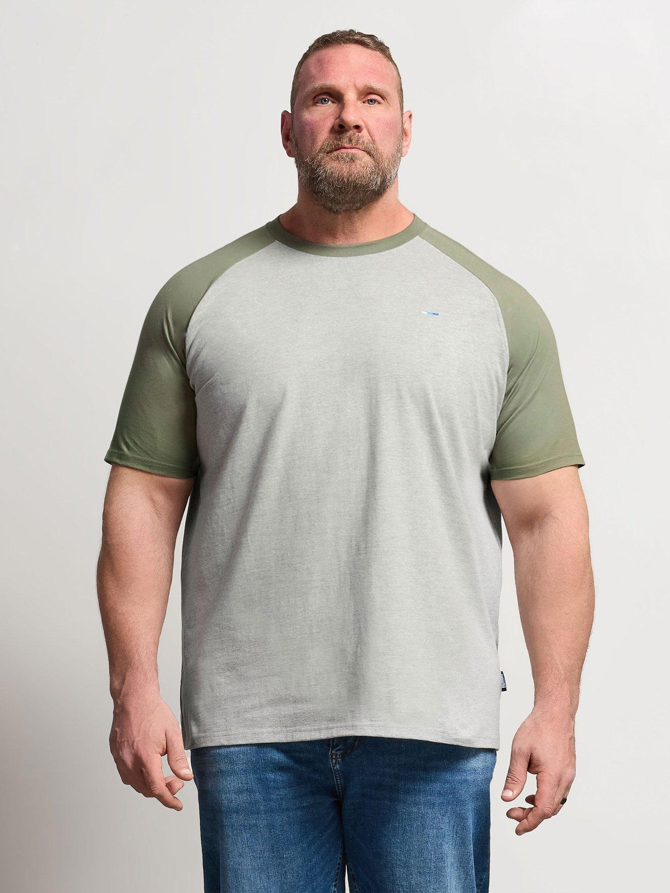 BadRhino Raglan Vetiver T-Shirt, Green, Size 5-6Xl, Men