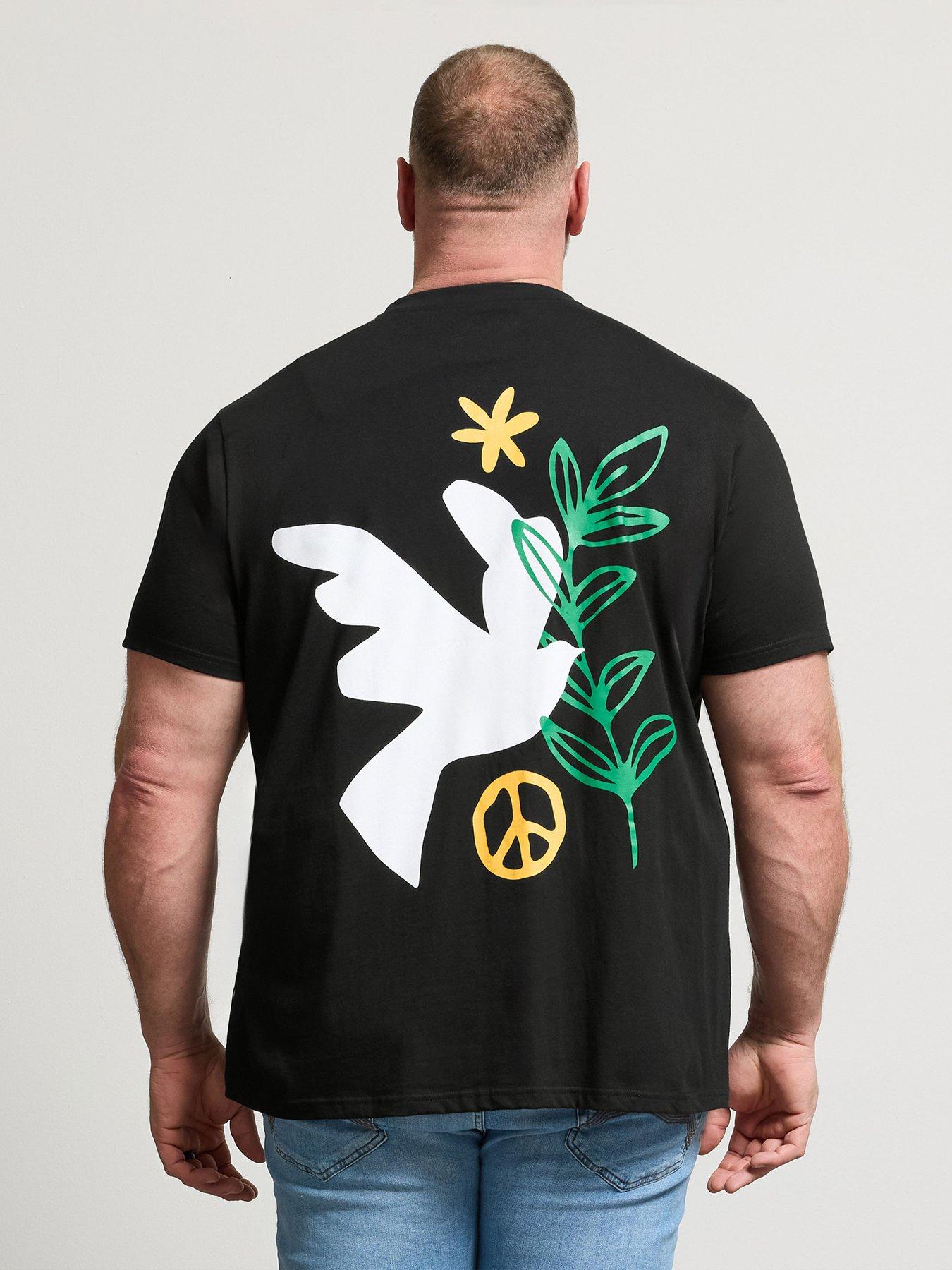 Image 2 of 4 of BadRhino Badrhino Peace Dove T-shirt