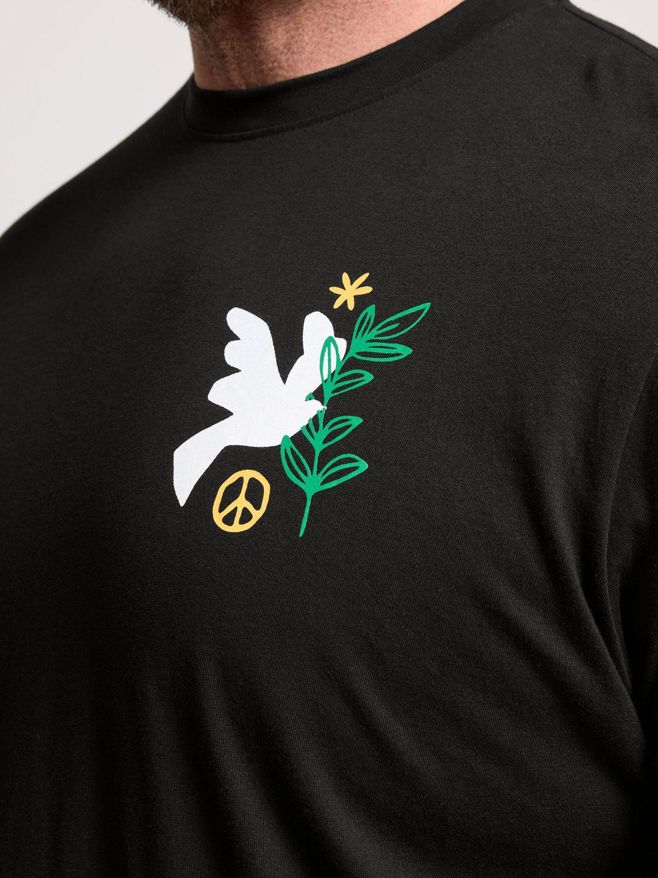 Image 4 of 4 of BadRhino Badrhino Peace Dove T-shirt
