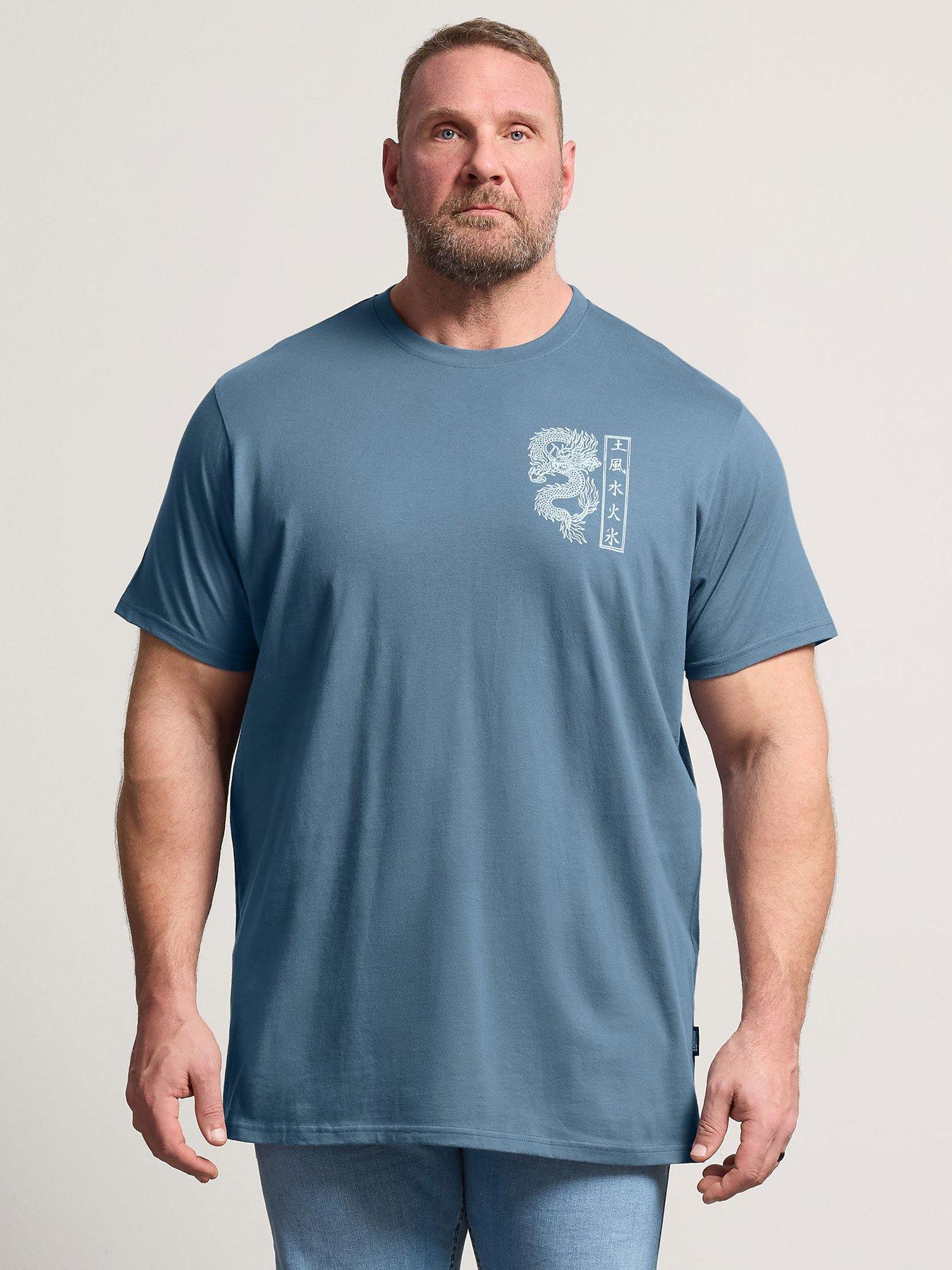 Badrhino Mirage Double Dragon T-Shirt - Blue