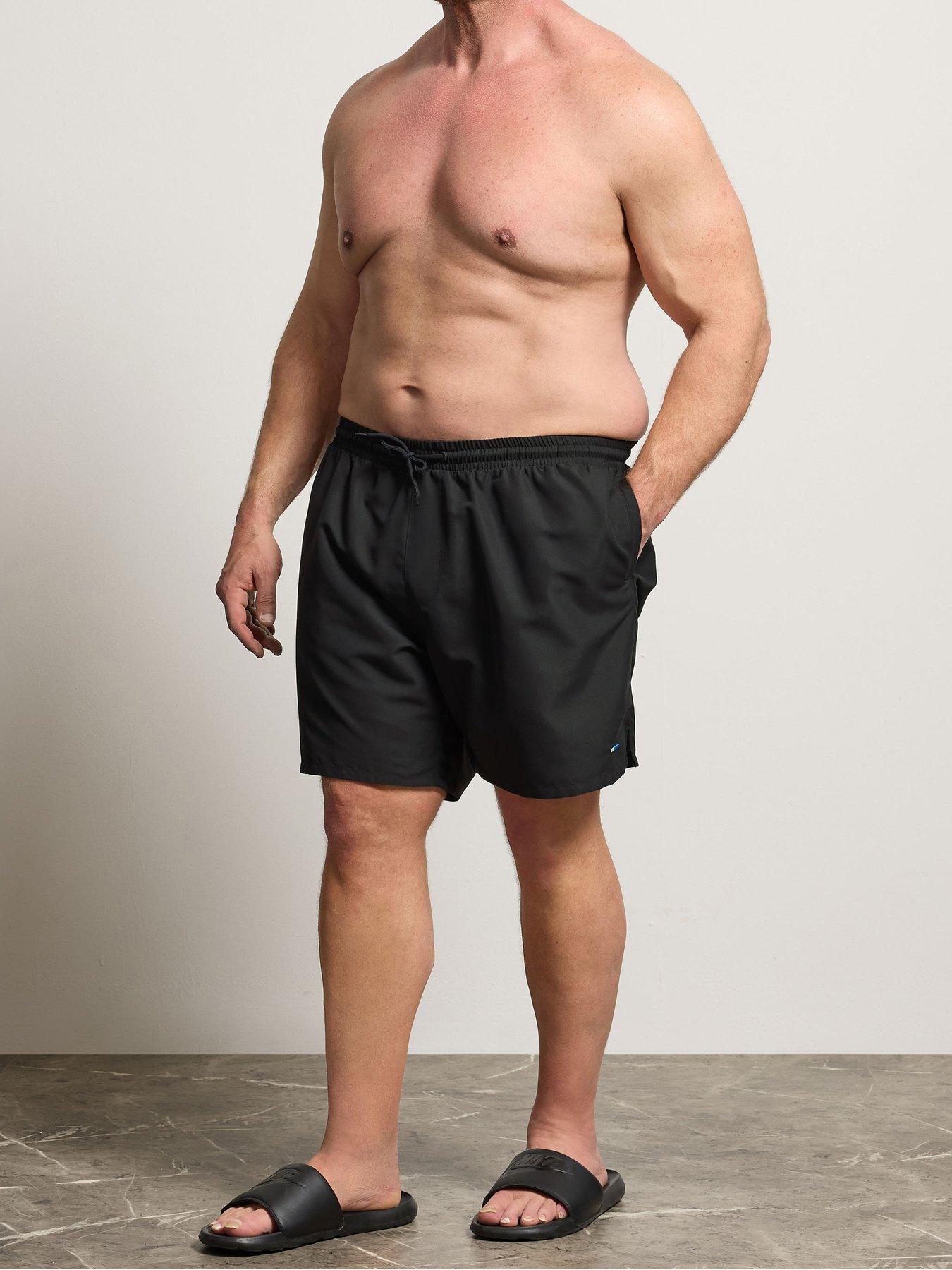 BadRhino Plain Swim Shorts - Black