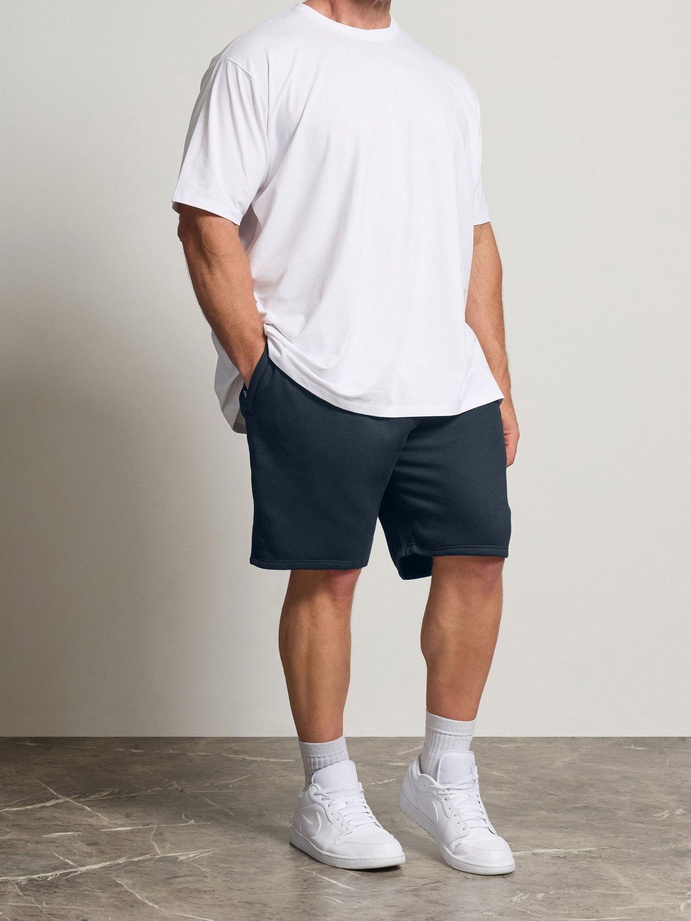 BadRhino Jogger Shorts With Pocket Zips, Blue, Size 5-6Xl, Men
