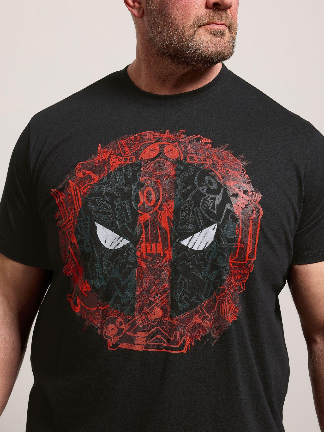 Image 3 of 5 of BadRhino Deadpool Lounge Pyjama Set - Red