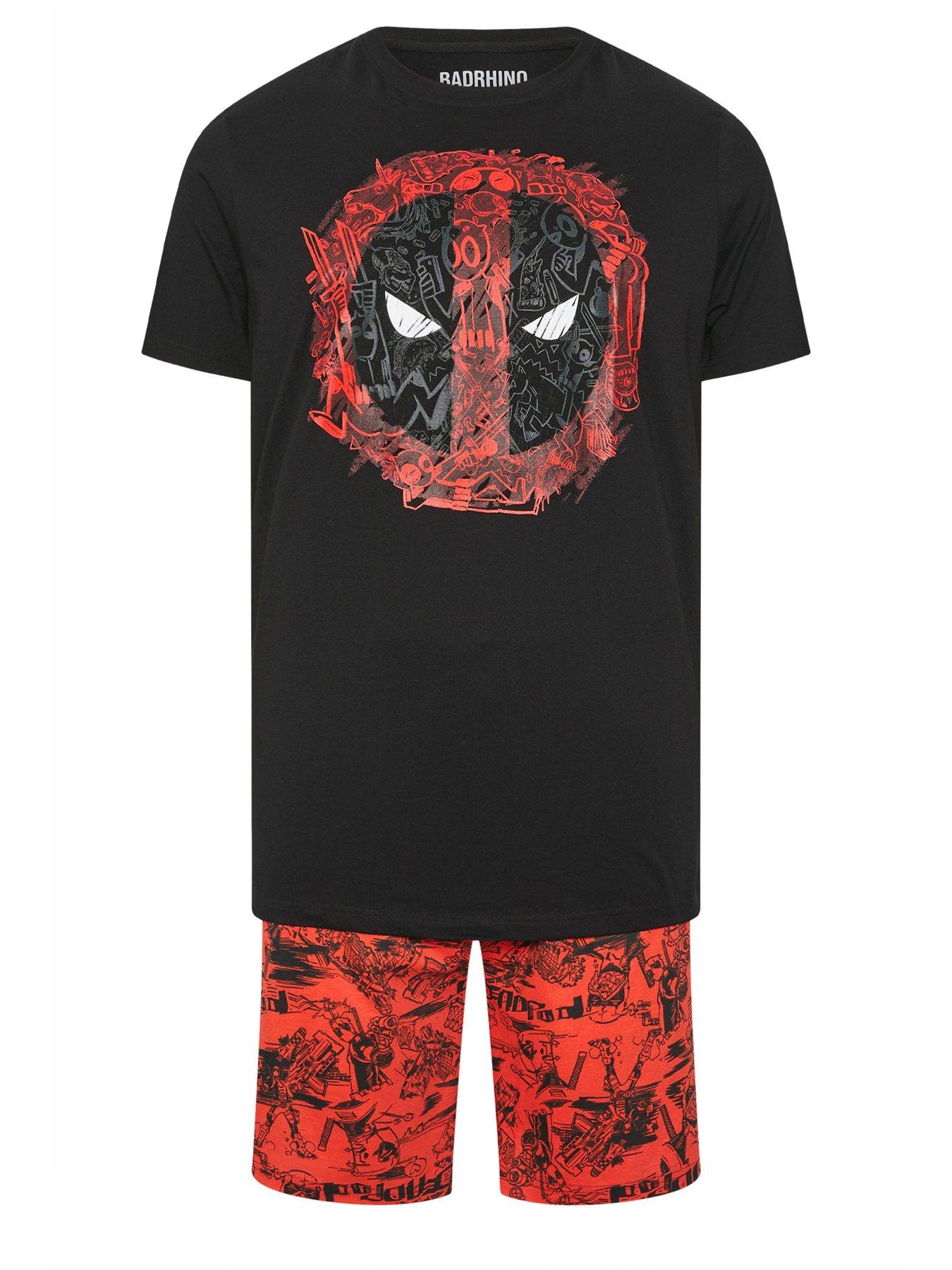 Image 5 of 5 of BadRhino Deadpool Lounge Pyjama Set - Red