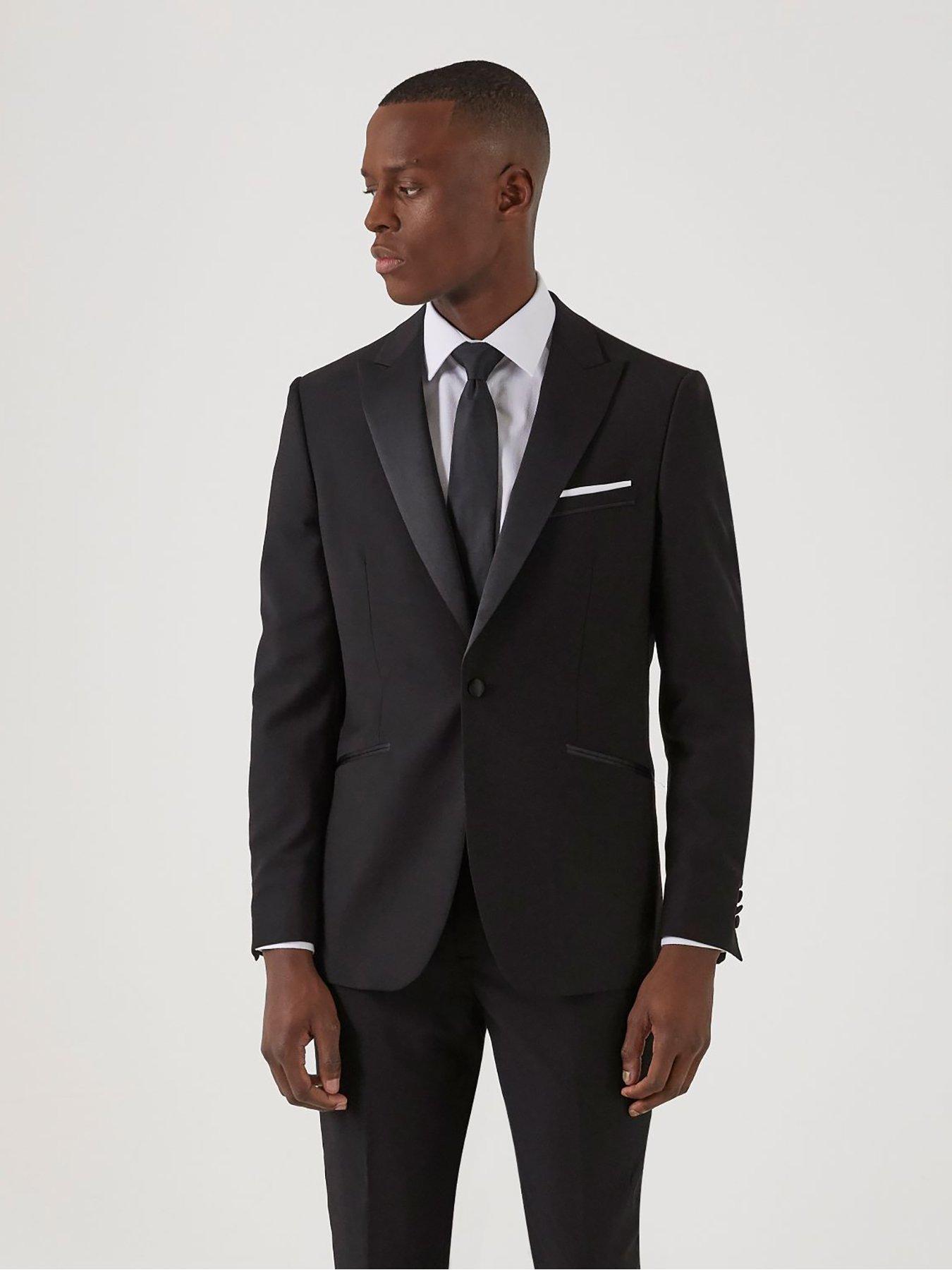 Image 1 of 5 of Skopes Sinatra Slim Fit Suit Jacket - Black