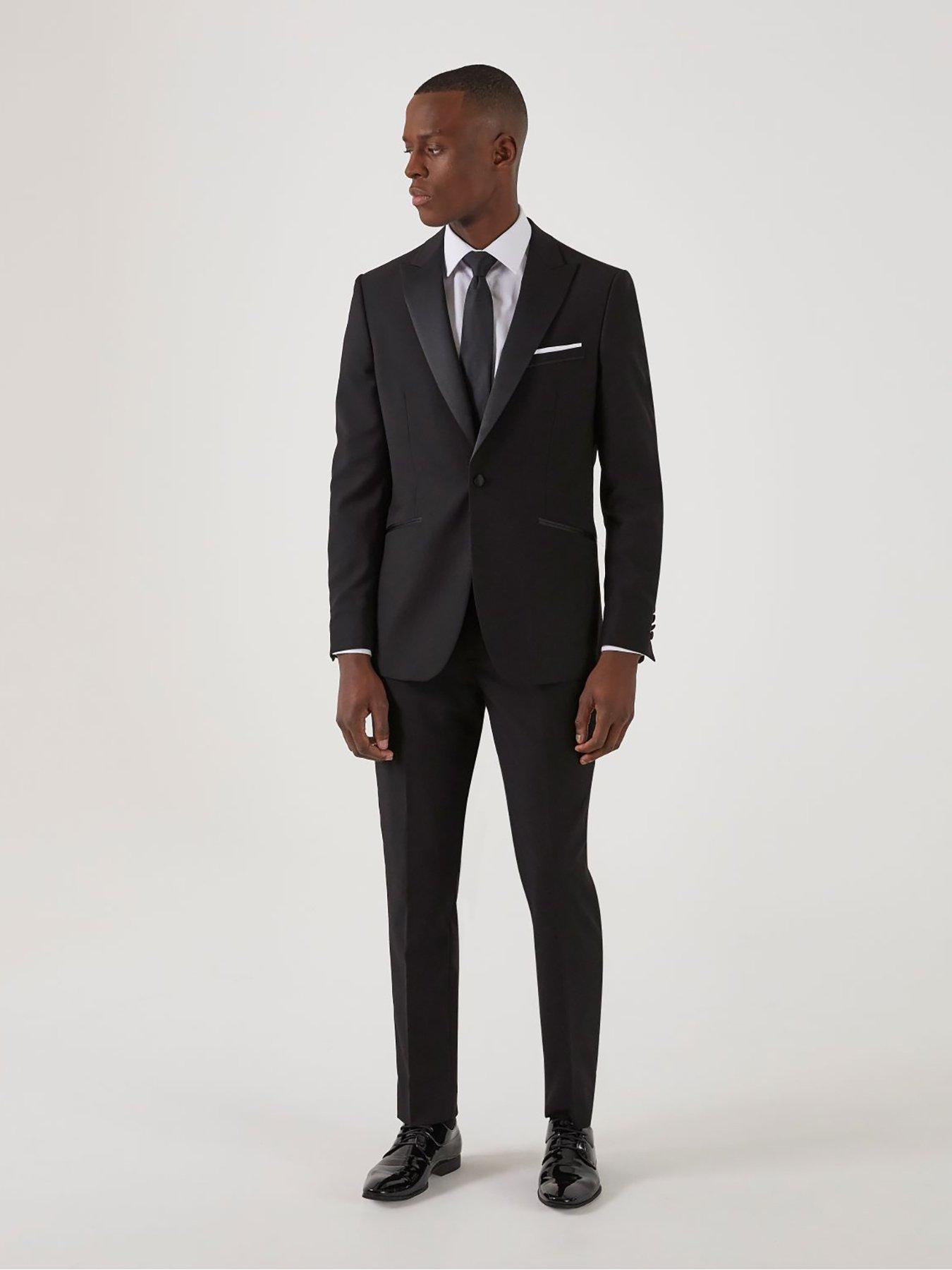 Image 3 of 5 of Skopes Sinatra Slim Fit Suit Jacket - Black