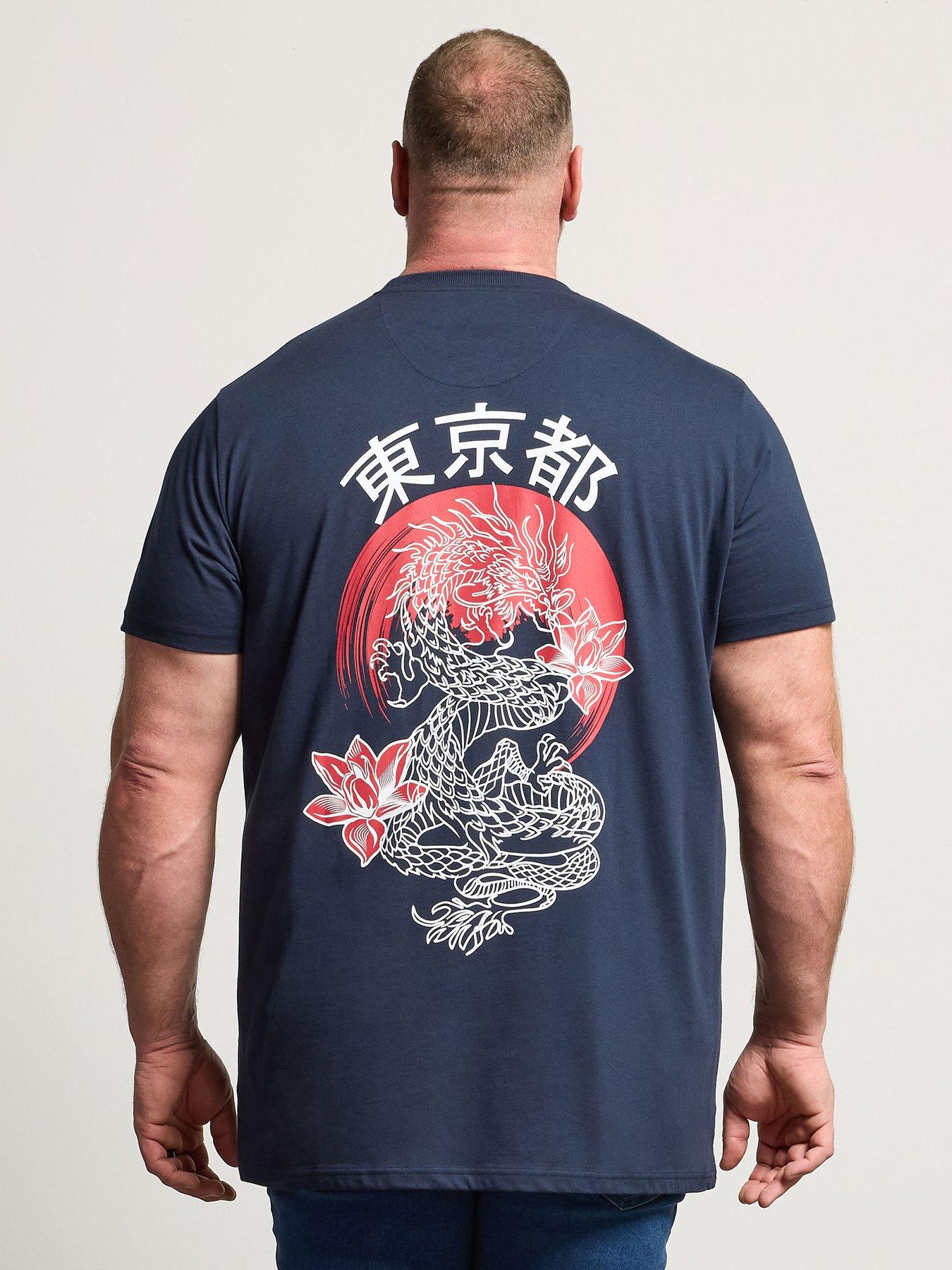Image 2 of 6 of BadRhino Badrhino Dragon Longline T-shirt