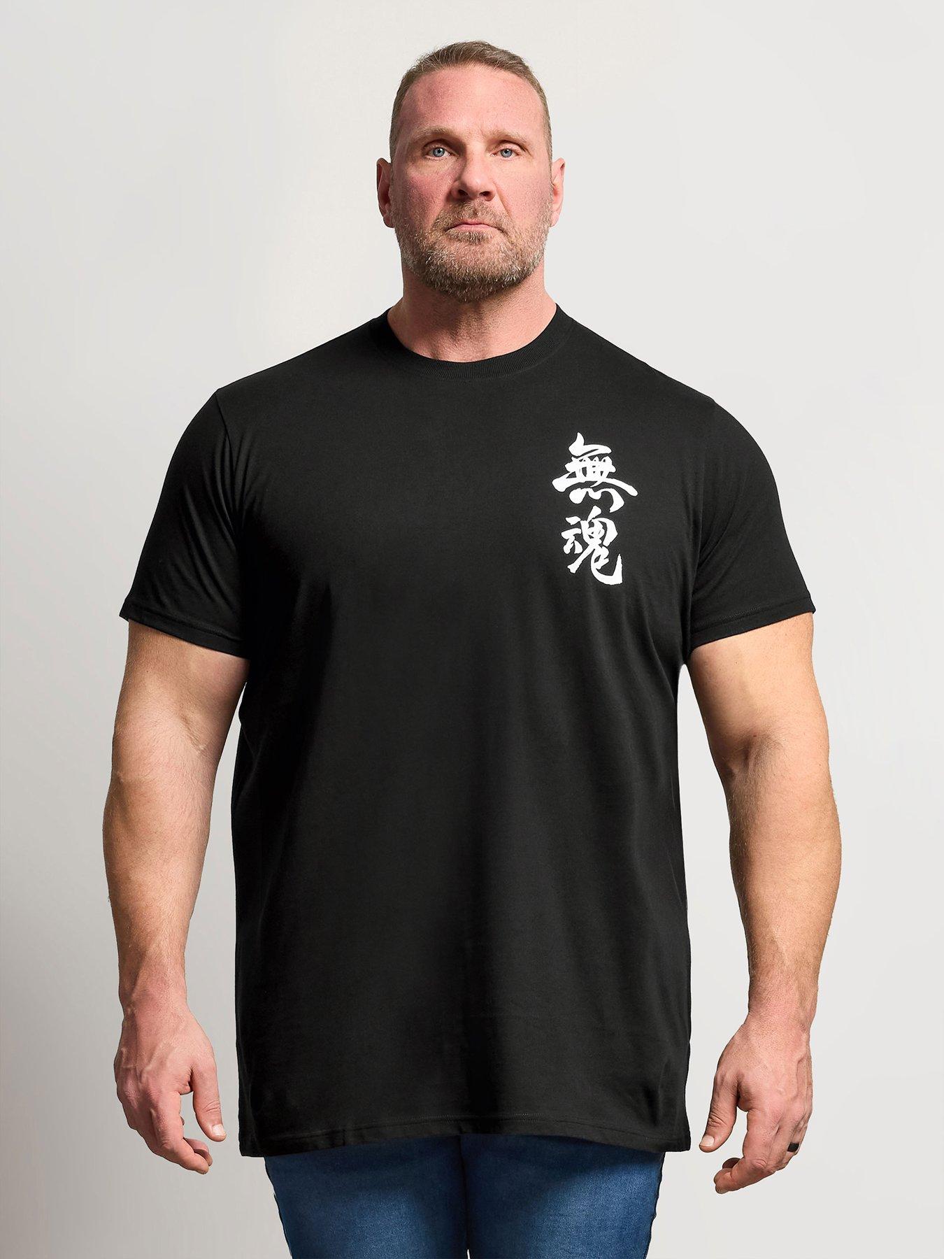 BadRhino Ooni Sword Split Longline T-Shirt - Black