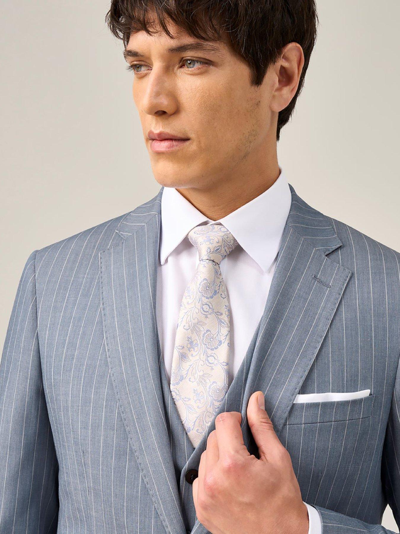 Image 4 of 6 of Skopes Levins Pinstripe Tailored Fit Suit Jacket