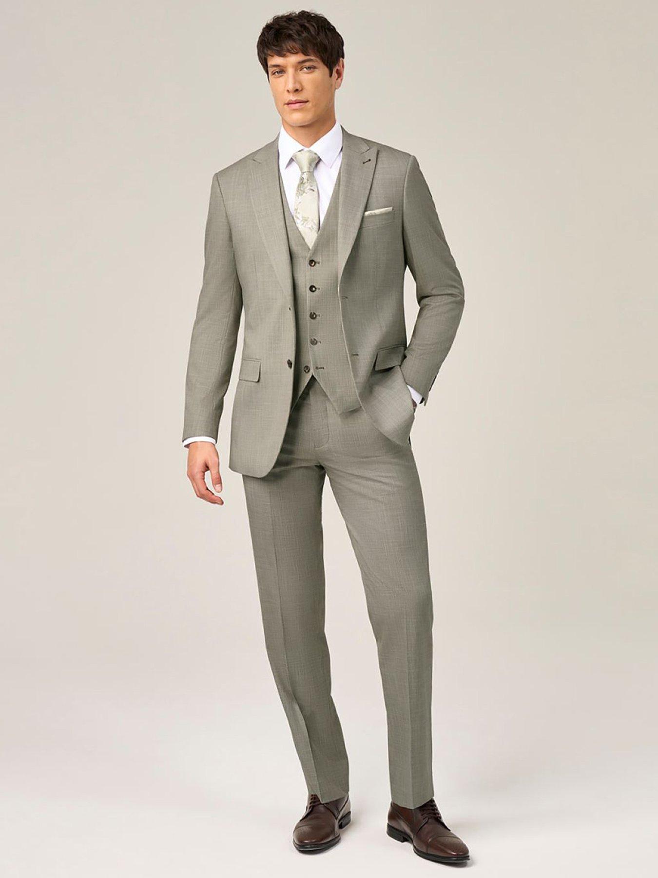 Image 3 of 7 of Skopes Redding Tailored Fit Suit Jacket - Light Green