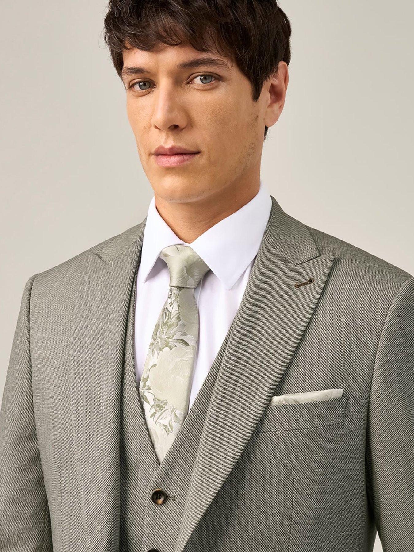 Image 4 of 7 of Skopes Redding Tailored Fit Suit Jacket - Light Green