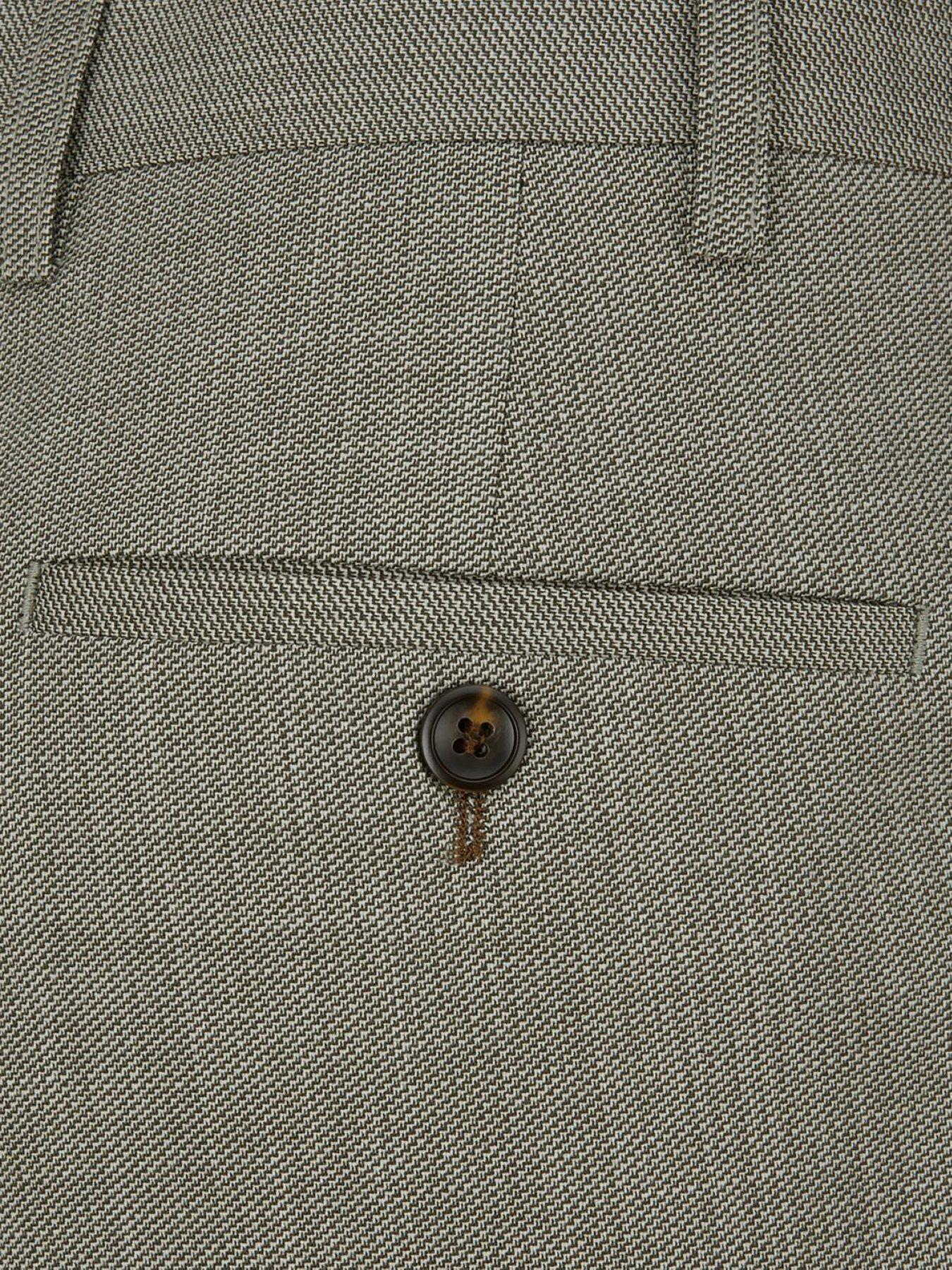 Image 4 of 5 of Skopes Redding Tailored Fit Suit Trousers - Light Green
