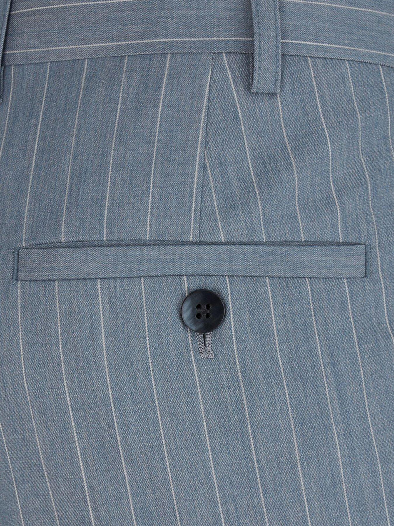Image 4 of 5 of Skopes Levins Pinstripe Tailored Fit Suit Trousers