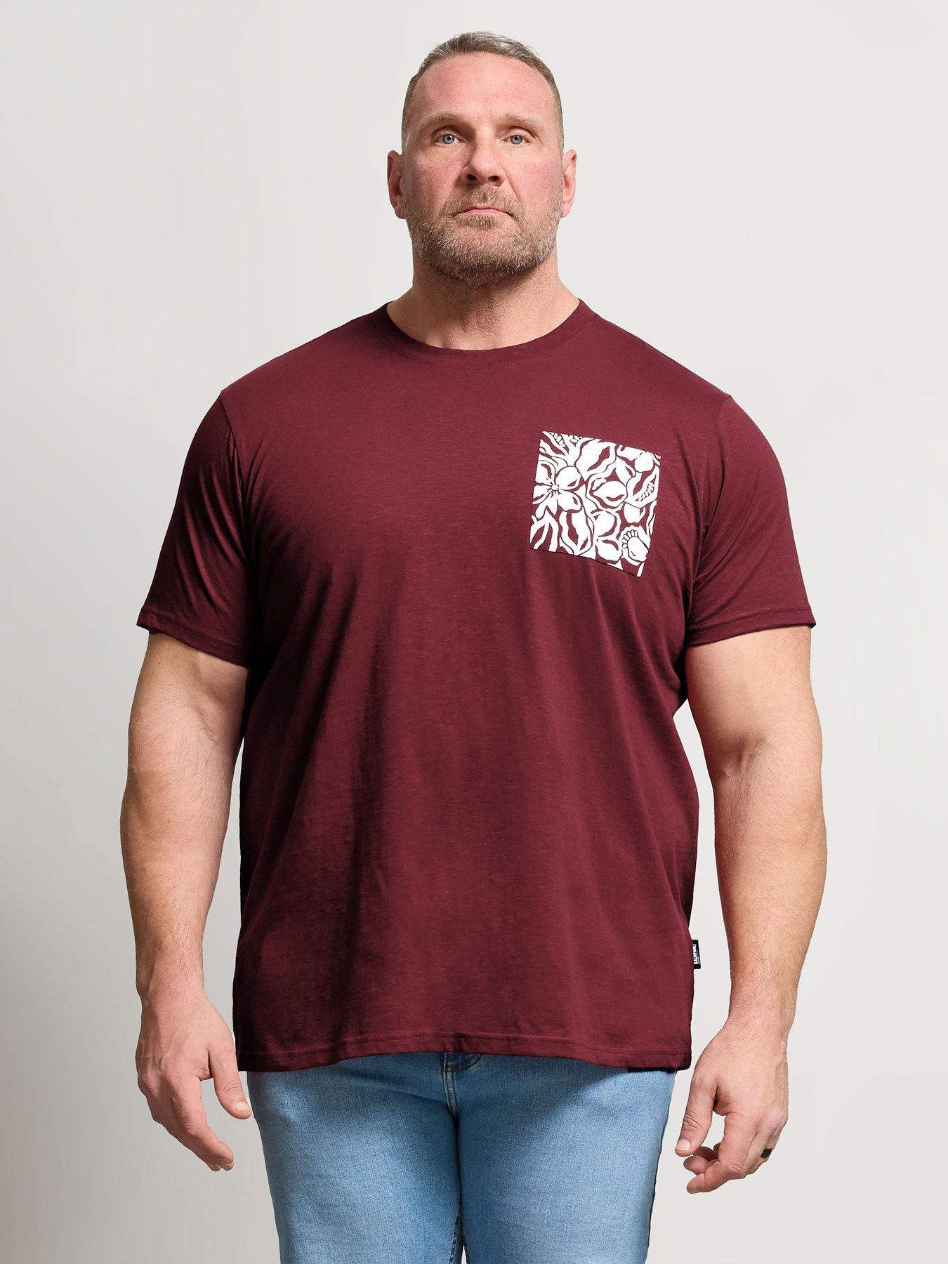 BadRhino Flower Pocket T-Shirt - Red