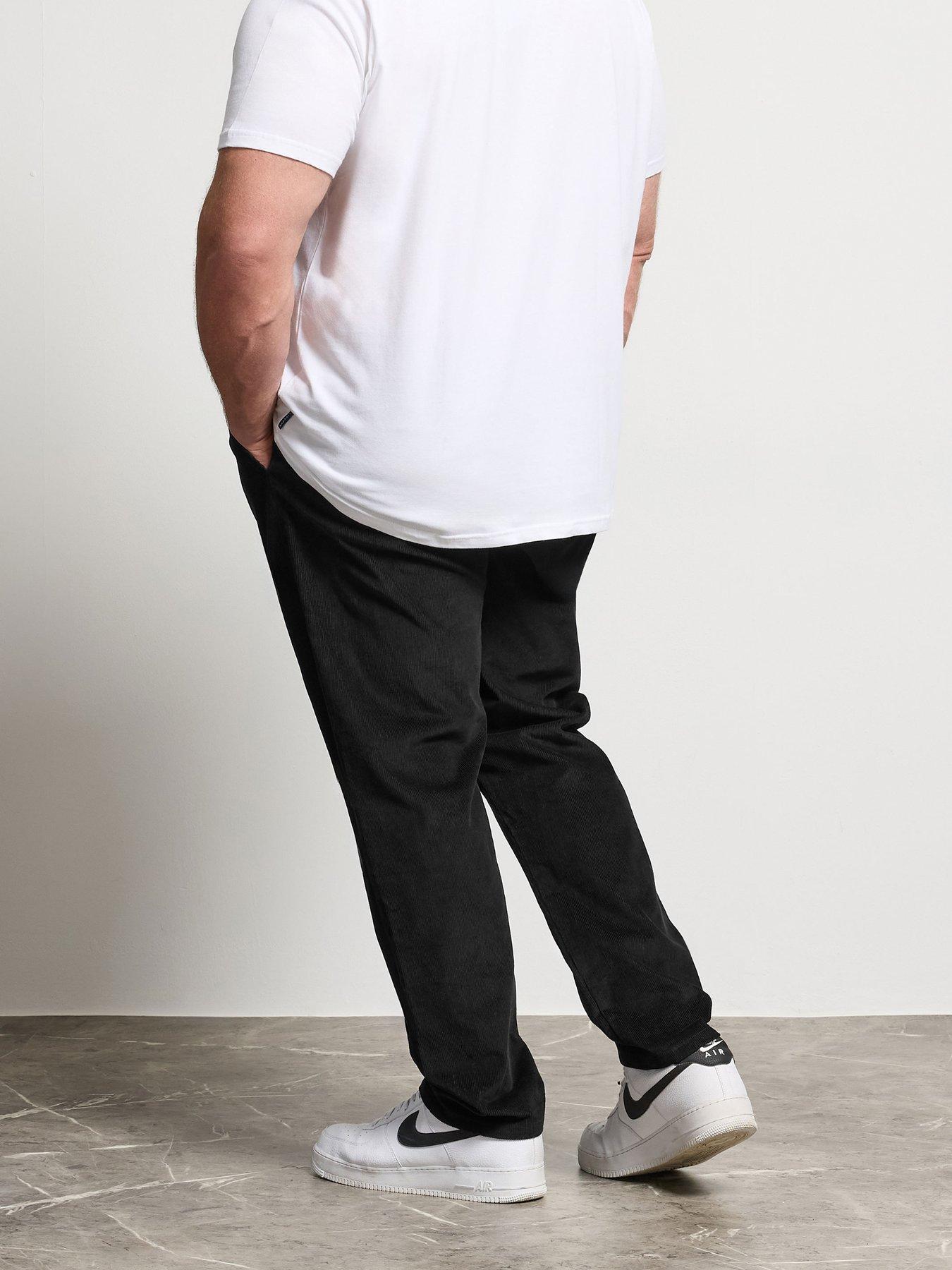 Image 2 of 5 of BadRhino Cord Trousers - Black