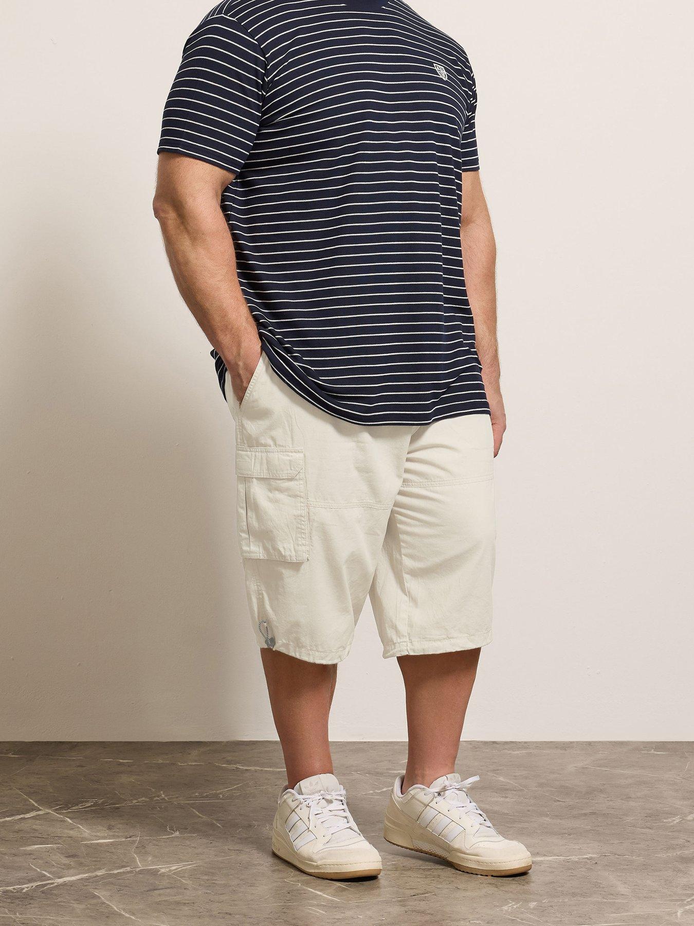 BadRhino Three Quarter Cargo Shorts - Natural
