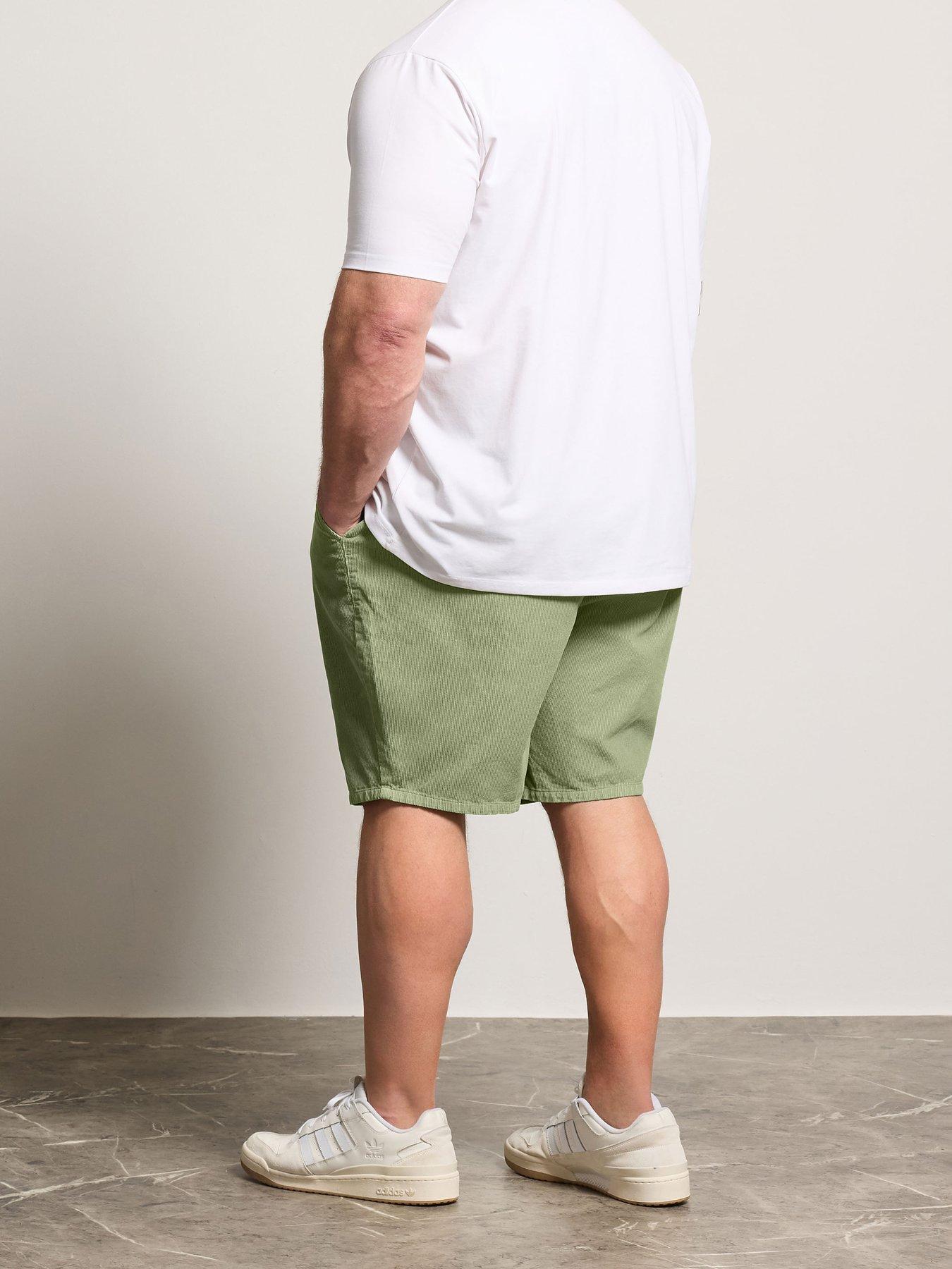 Image 2 of 5 of BadRhino Elasticated Cord Shorts - Green