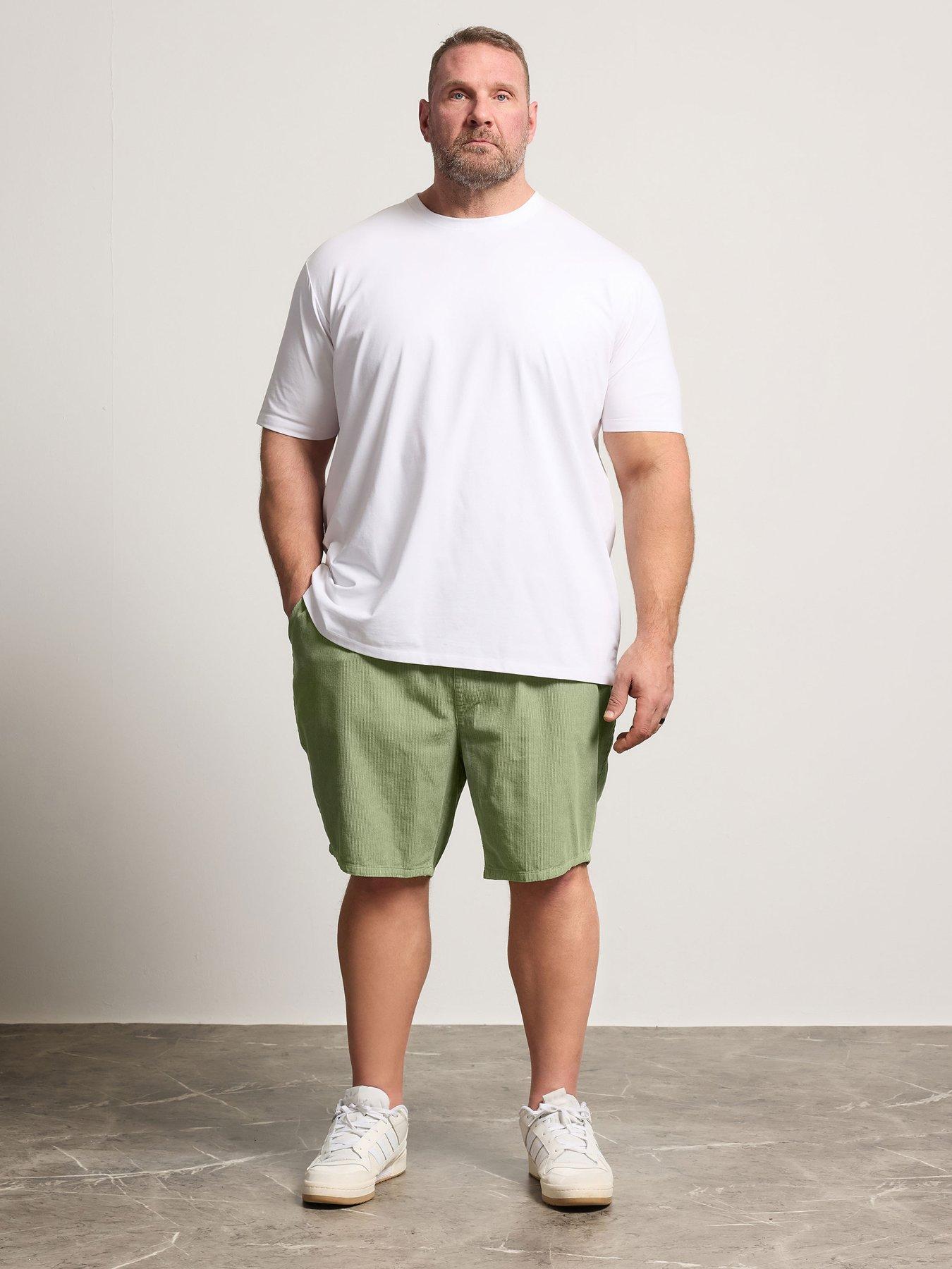 Image 3 of 5 of BadRhino Elasticated Cord Shorts - Green