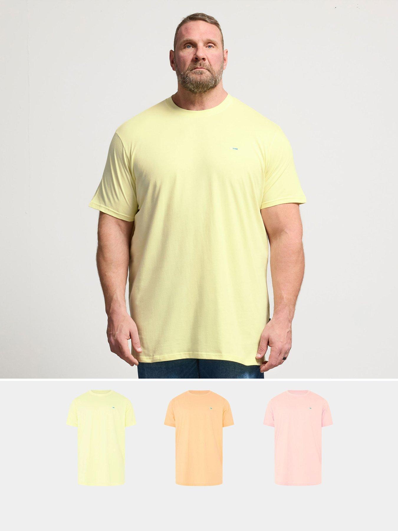 BadRhino 3 Pack Long T-Shirts - Yellow