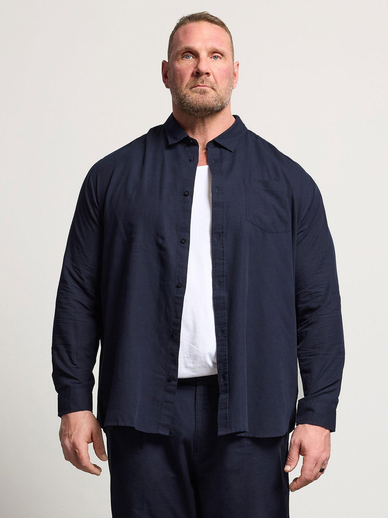 BadRhino Badrhino Long Sleeve Linen Shirt