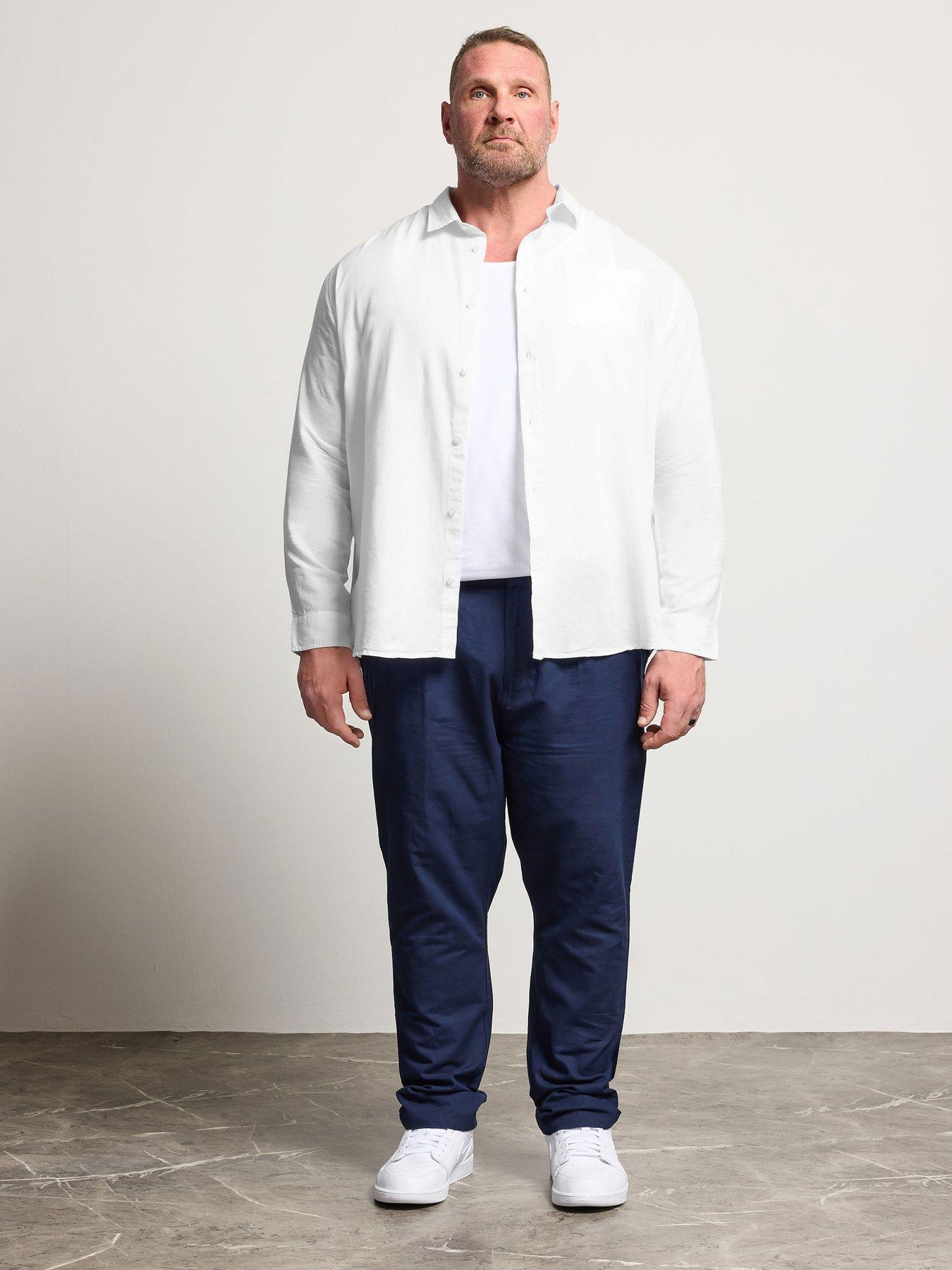 Image 3 of 5 of BadRhino Badrhino Long Sleeve Linen Shirt