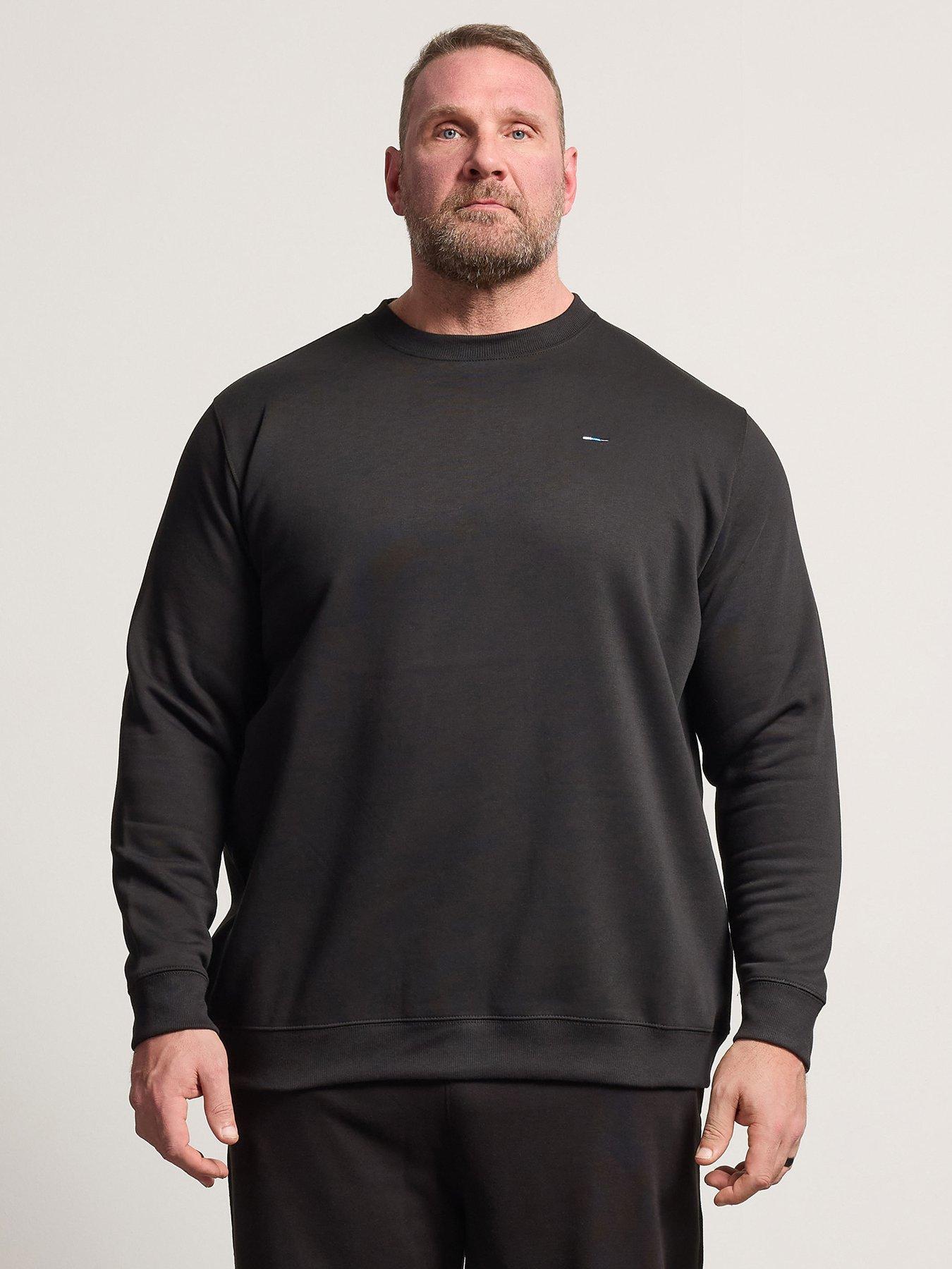 BadRhino Logo Crew Sweatshirt, Black, Size 1Xl, Men