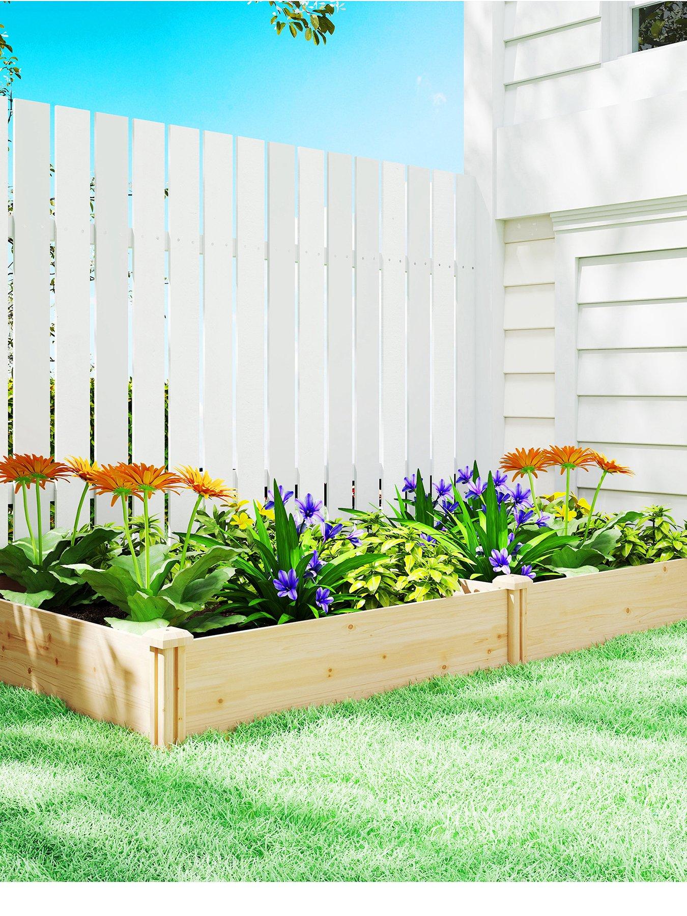 Image 2 of 7 of OutSunny Garden Bed Flat 235W X 121D X 26H Cm