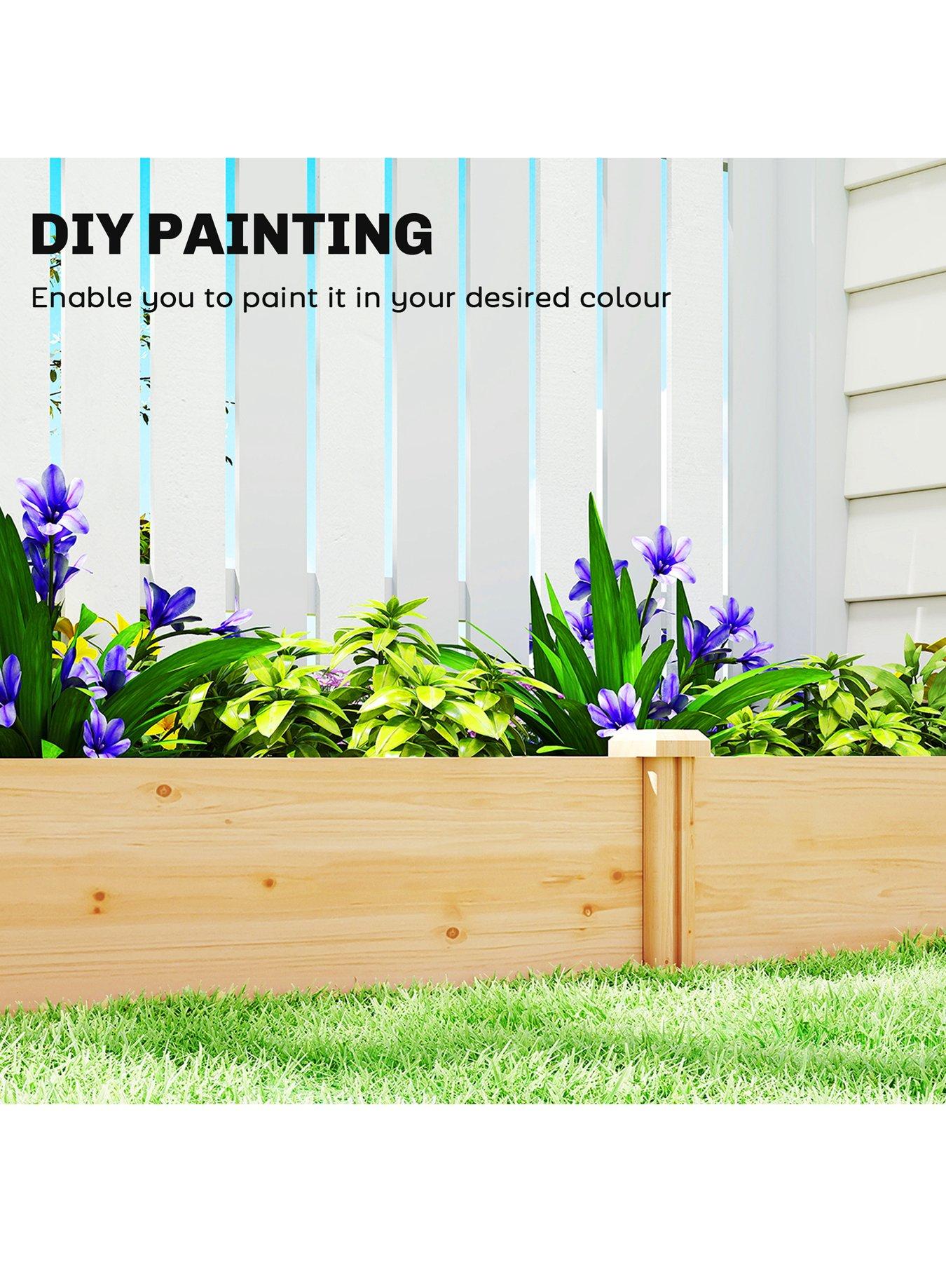 Image 6 of 7 of OutSunny Garden Bed Flat 235W X 121D X 26H Cm