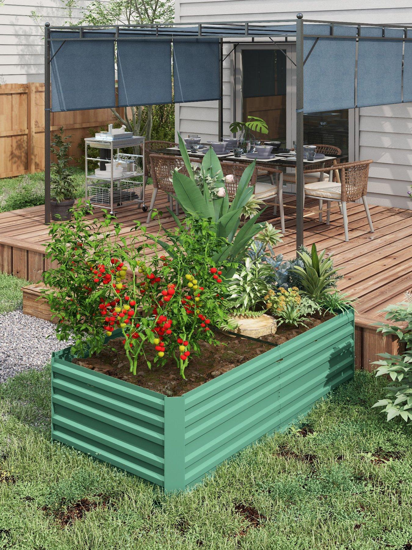 OutSunny Garden Bed Extra Long 180L X 90W X 59H Cm