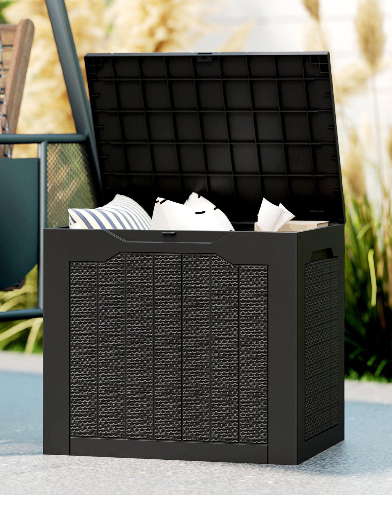 Image 2 of 7 of OutSunny Outdoor Storage Box (L 56 x W 41 x H 50 cm) - Black