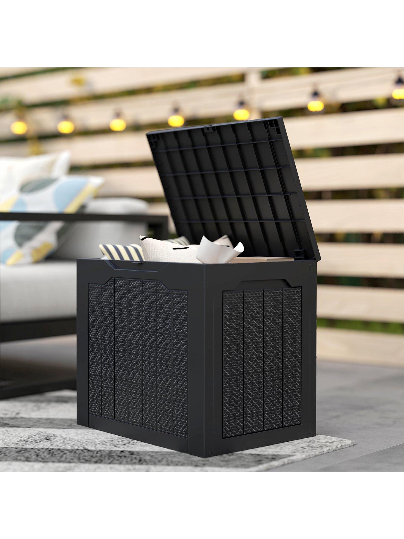 Image 4 of 7 of OutSunny Outdoor Storage Box (L 56 x W 41 x H 50 cm) - Black