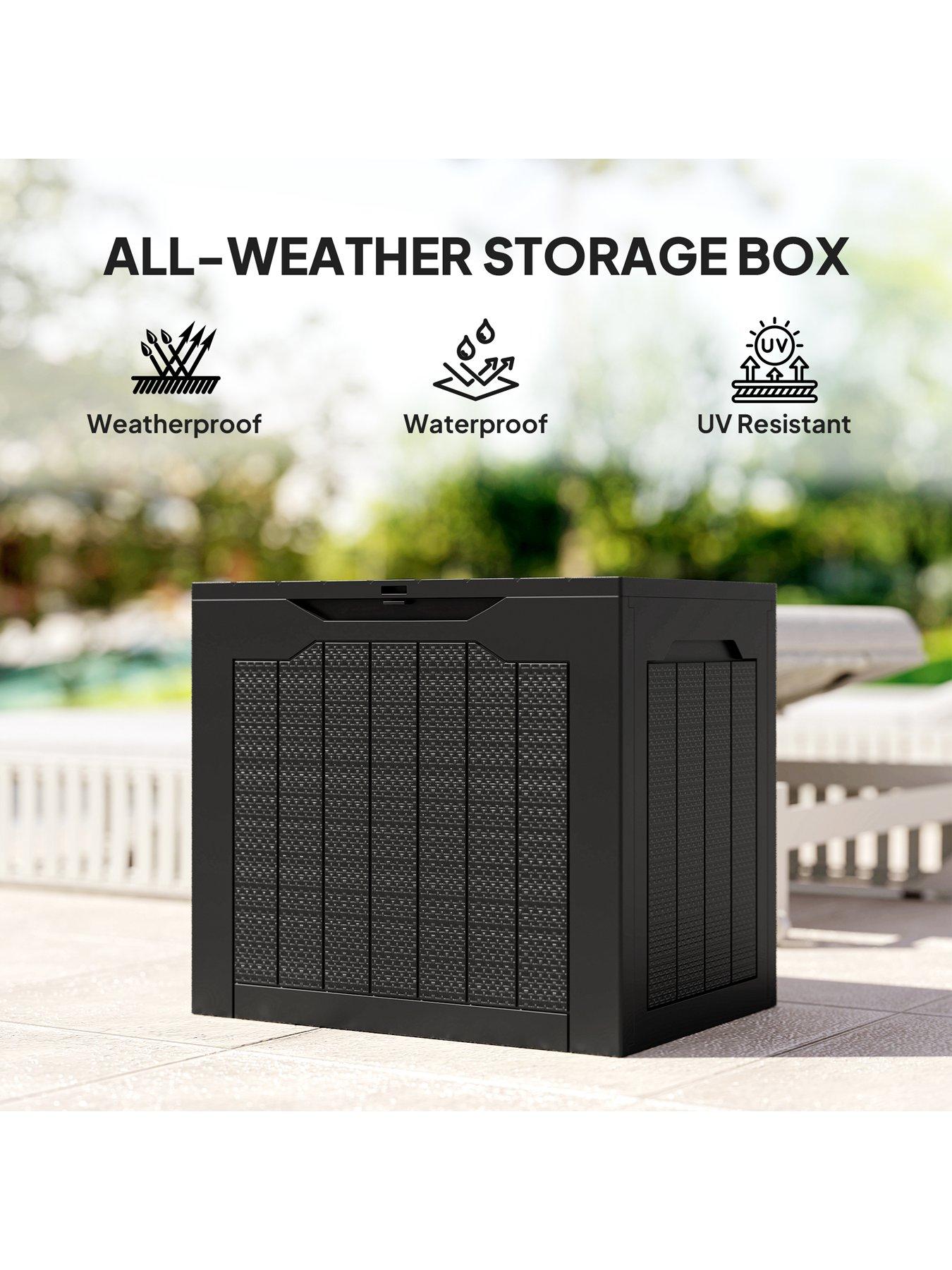 Image 5 of 7 of OutSunny Outdoor Storage Box (L 56 x W 41 x H 50 cm) - Black