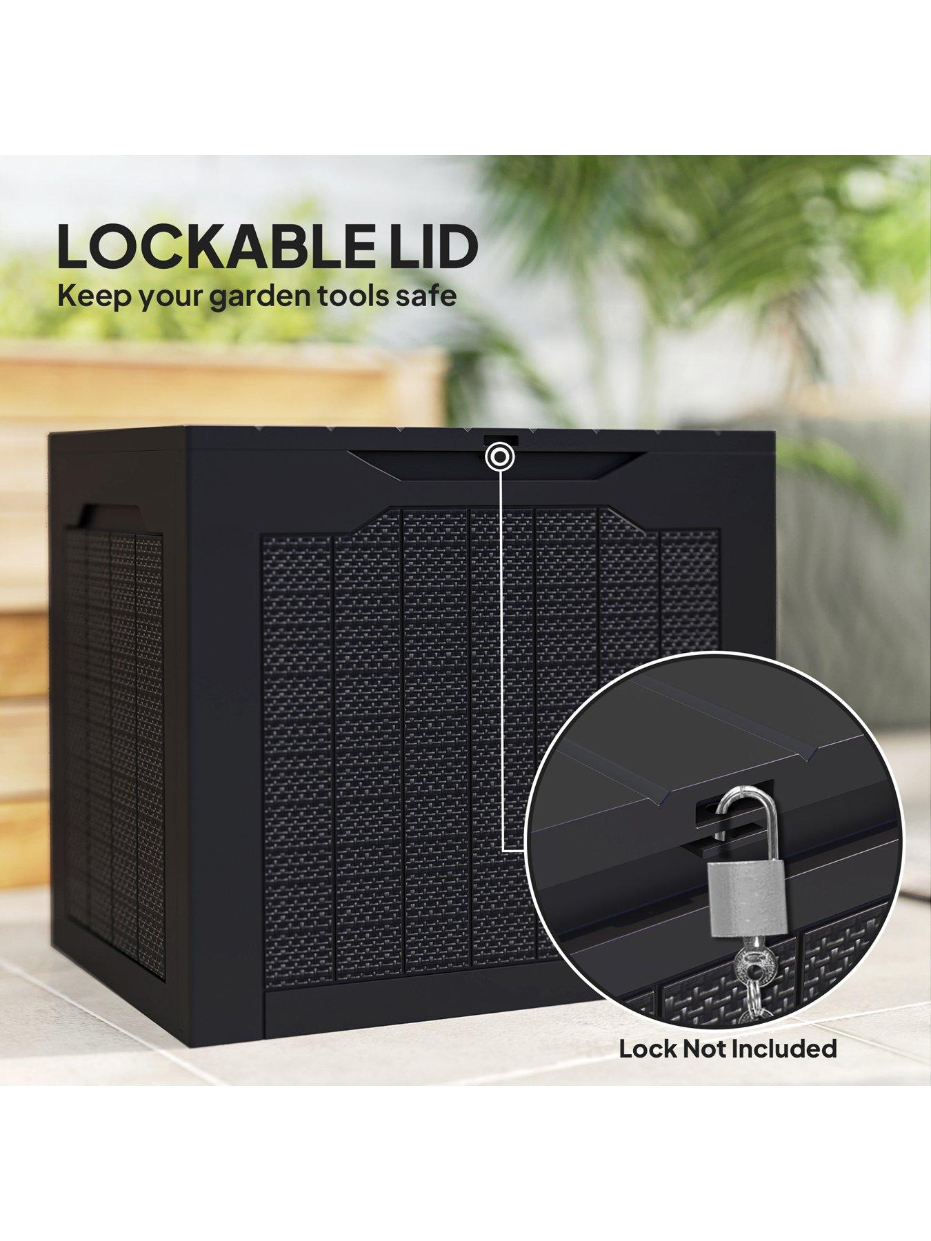 Image 6 of 7 of OutSunny Outdoor Storage Box (L 56 x W 41 x H 50 cm) - Black