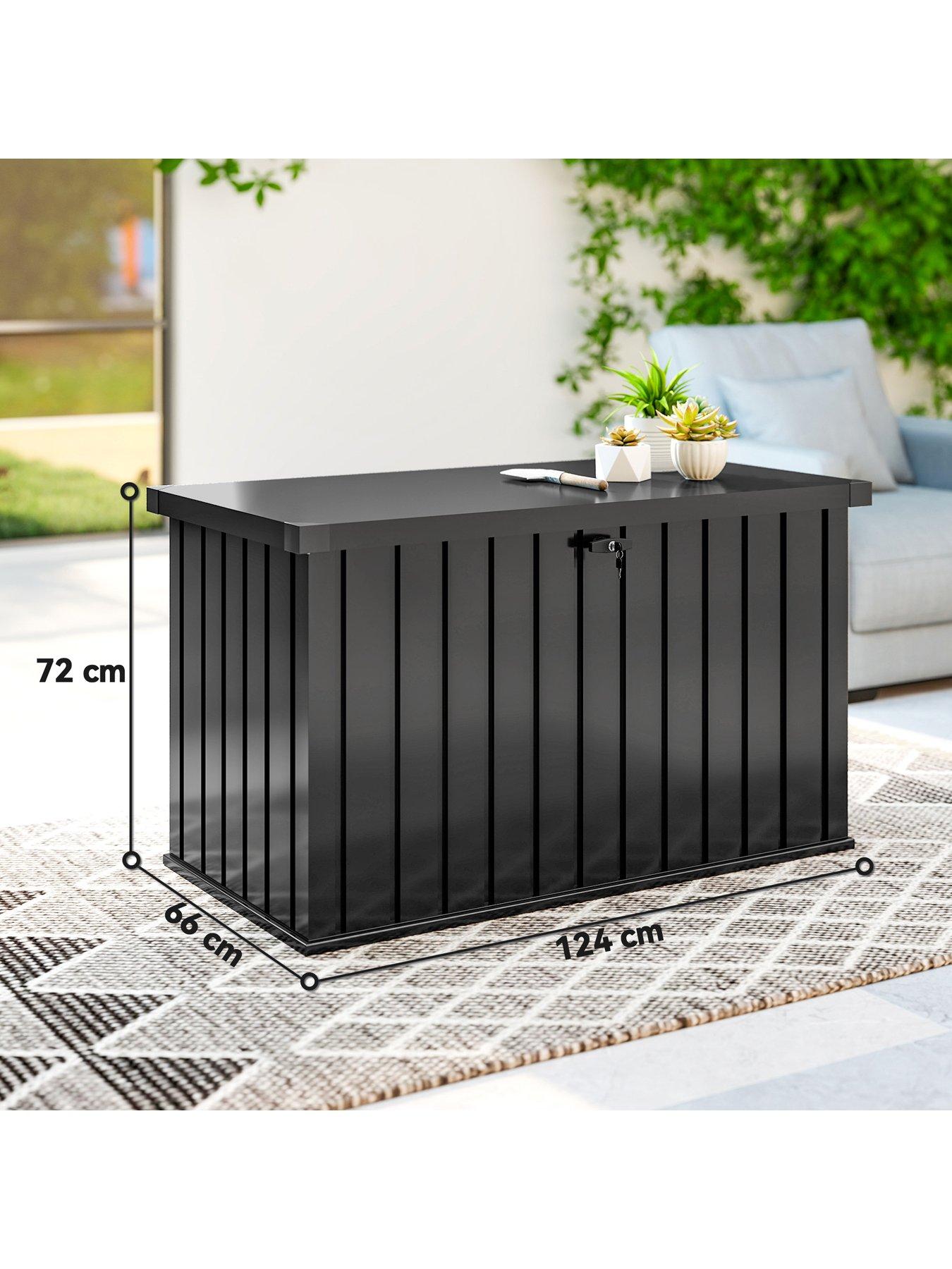Image 2 of 6 of OutSunny Outdoor Storage Box -&nbsp;W 124 x D 66 x H 72 cm